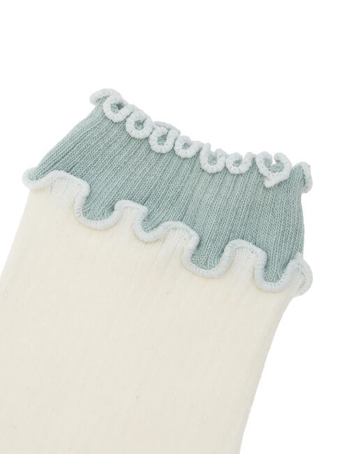 Samansa Mos2「配色メローソックス」|ソックス|