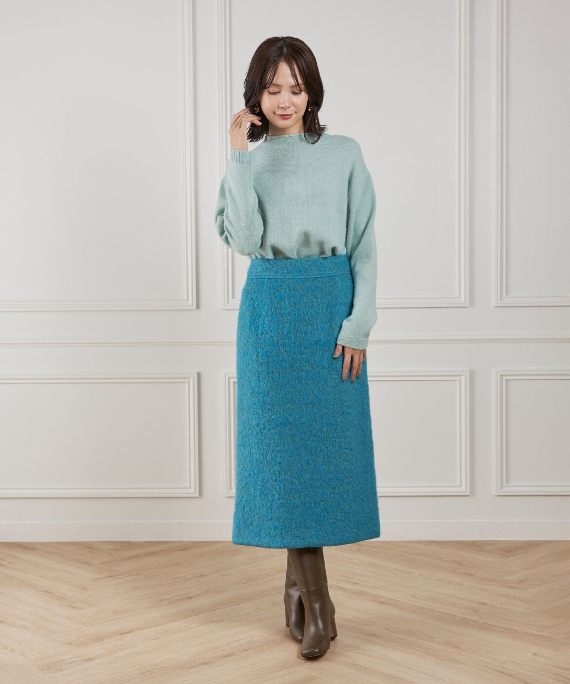 Le Souk「シャギースカート」|タイト|