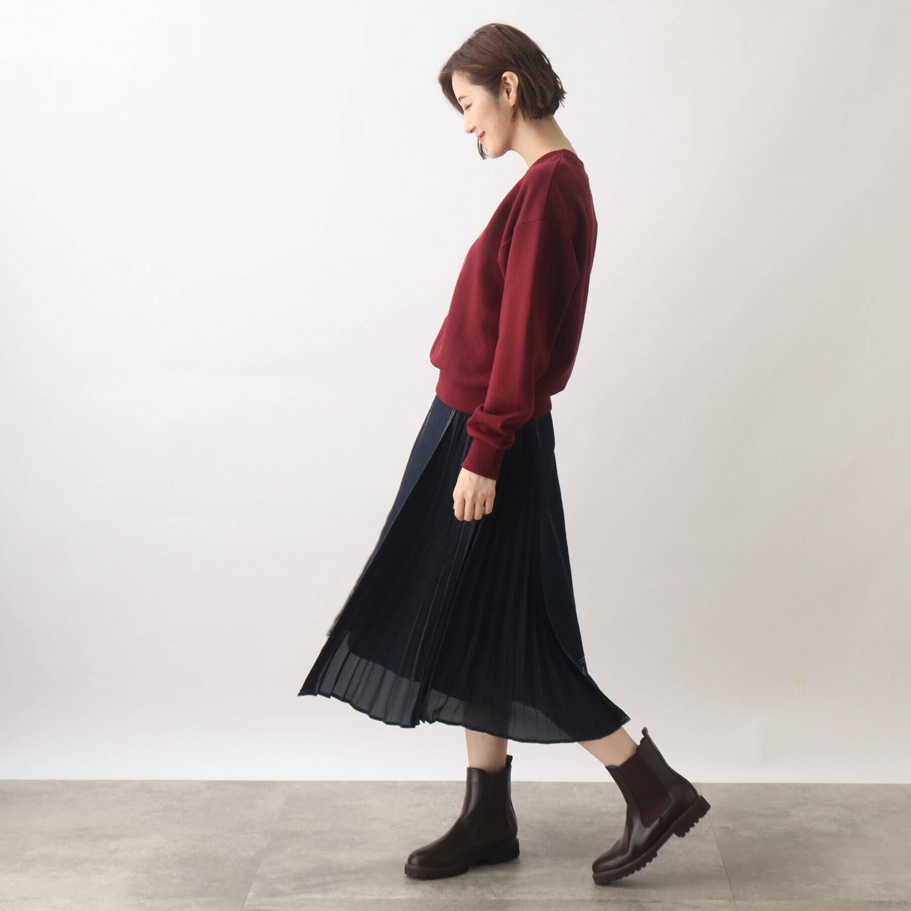 grove「【Wrangler（ラングラー）別注】カレッジロゴがポイント！裏毛プルオーバー」|パーカー|