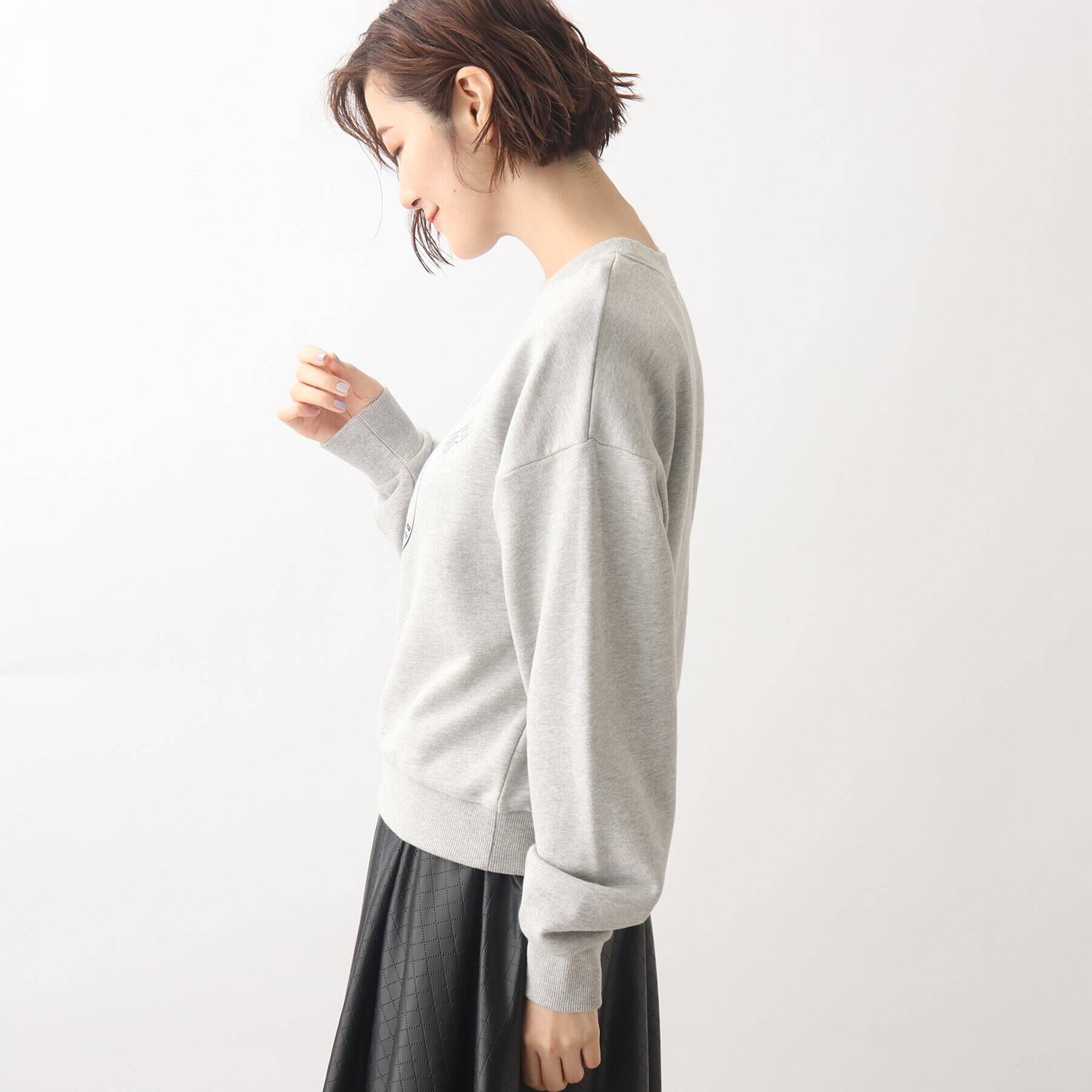 grove「【Wrangler（ラングラー）別注】カレッジロゴがポイント！裏毛プルオーバー」|パーカー|