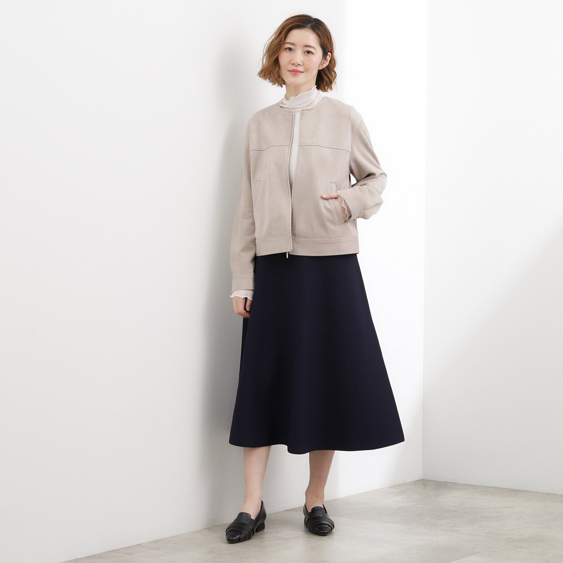 grove「【SETUP対応】ニットフレアスカート」|スカート|