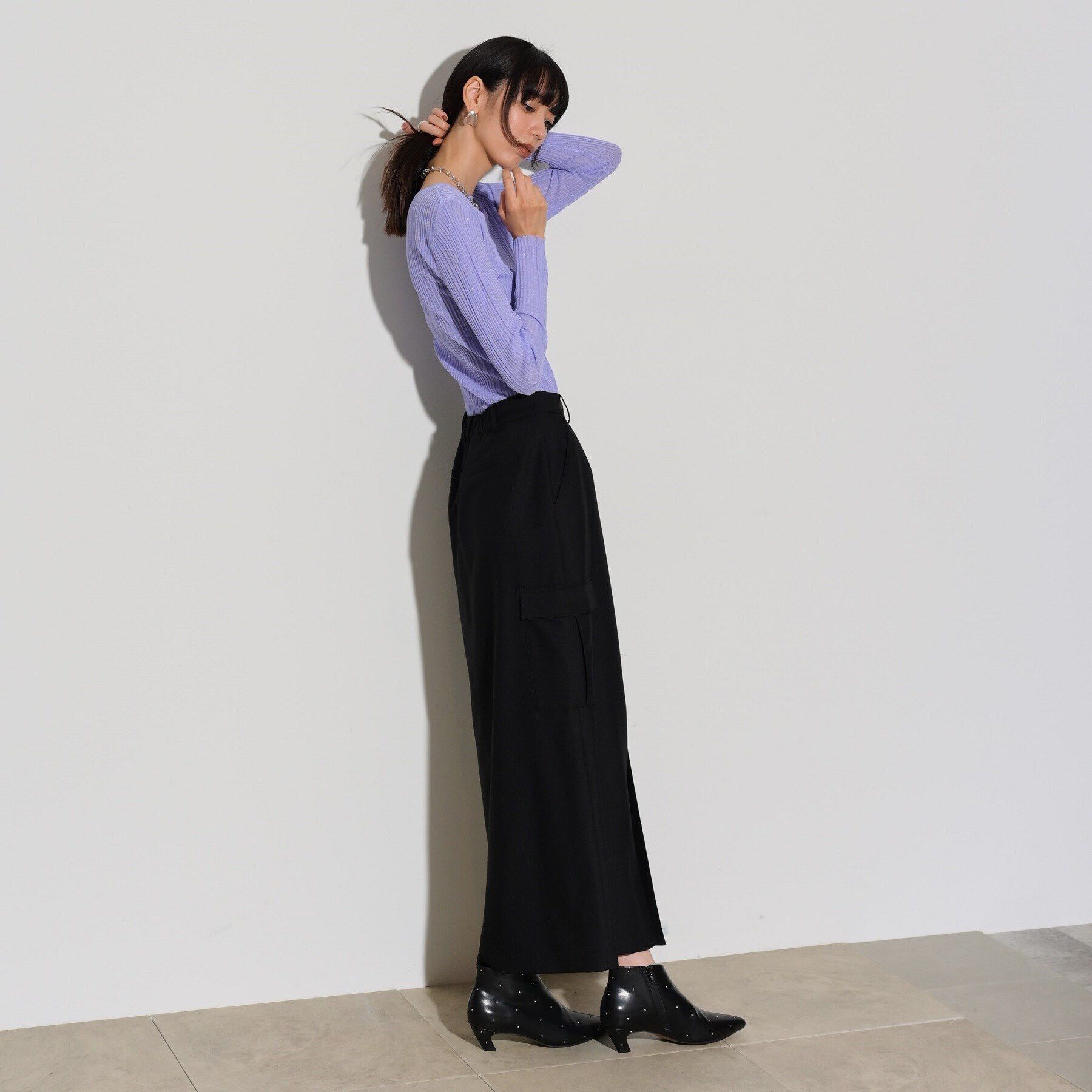 GALLEST「シアースパンコールニット」|ニット・セーター|