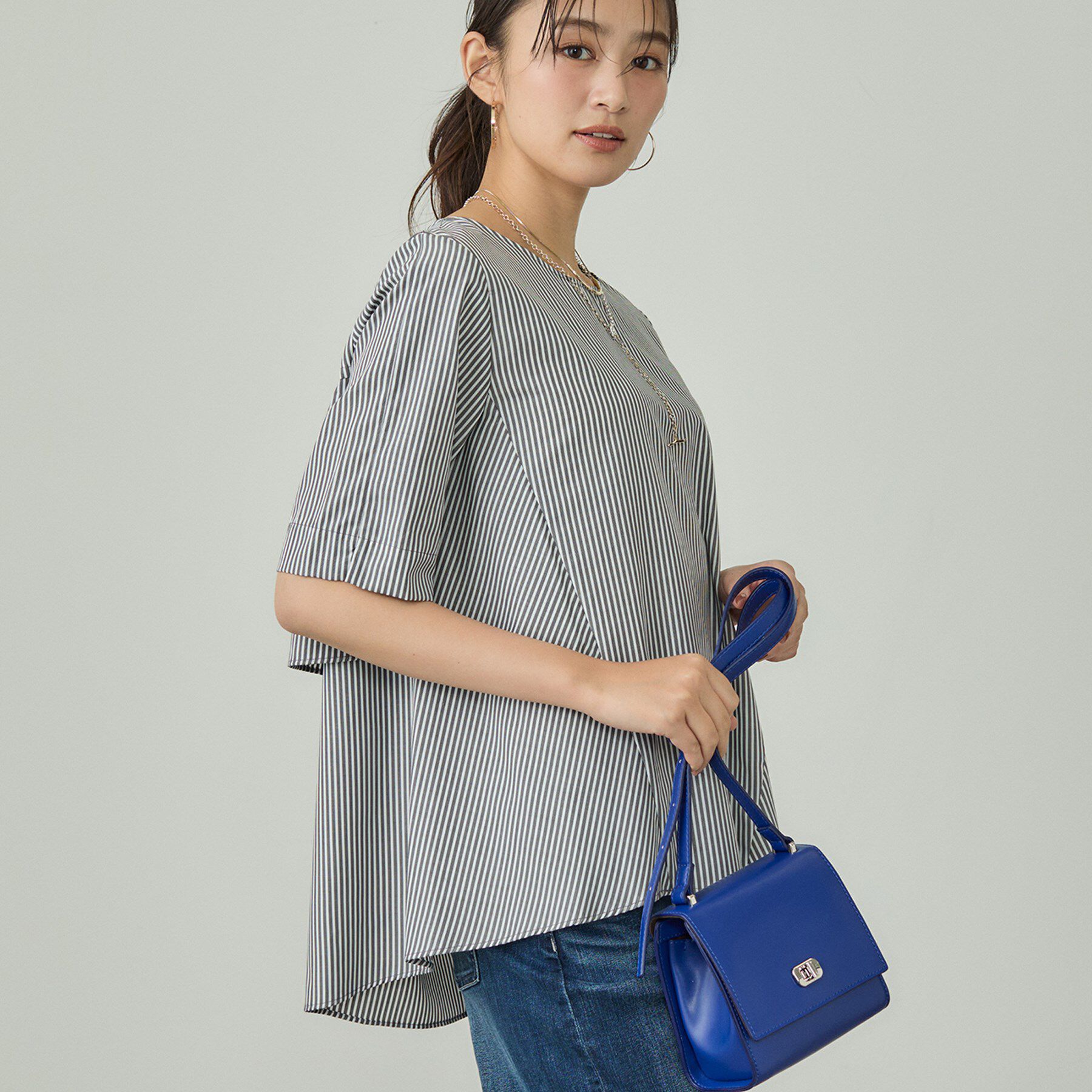 INDIVI「【UVケア】バックデザインブラウス」|シャツ・ブラウス|