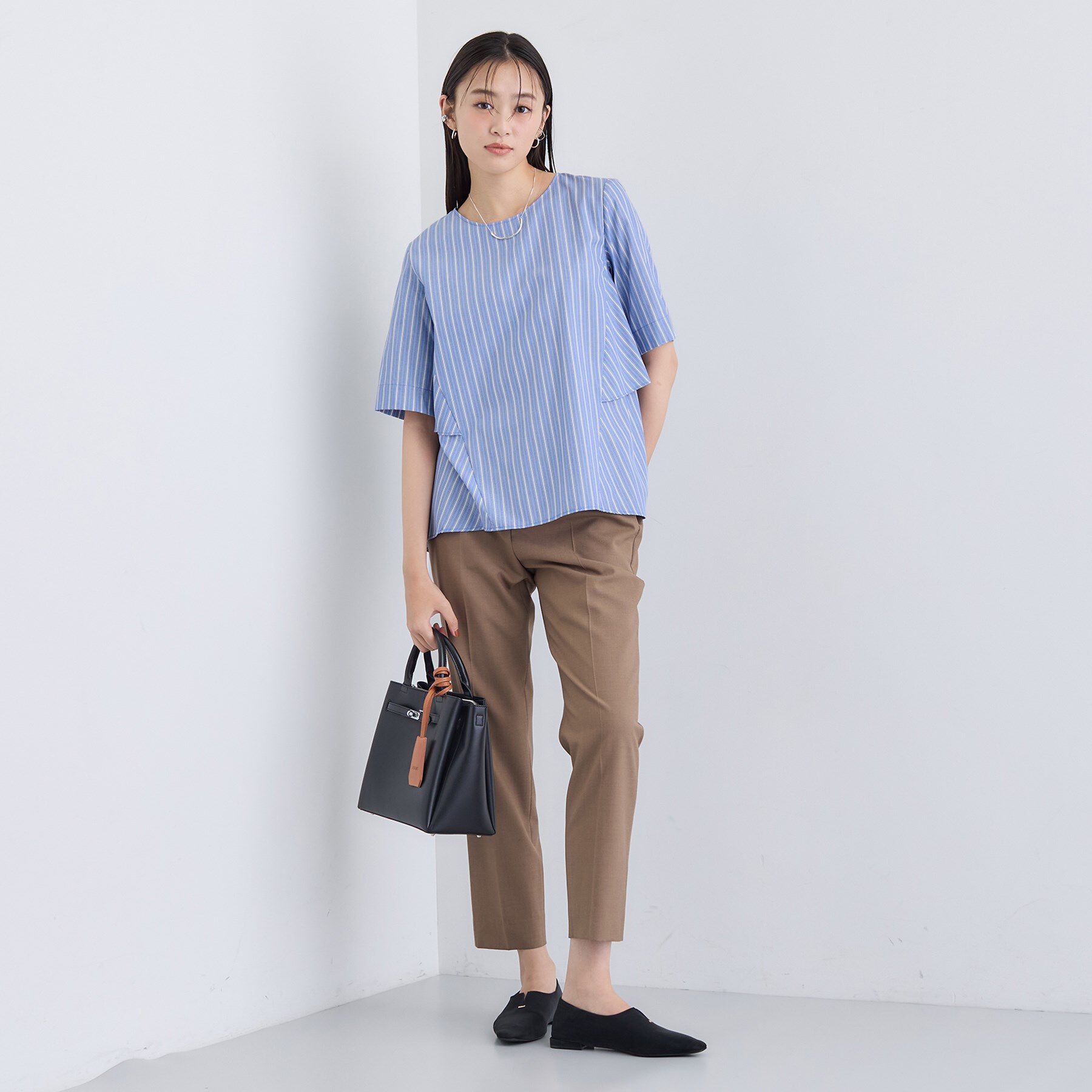 INDIVI「【UVケア】バックデザインブラウス」|シャツ・ブラウス|