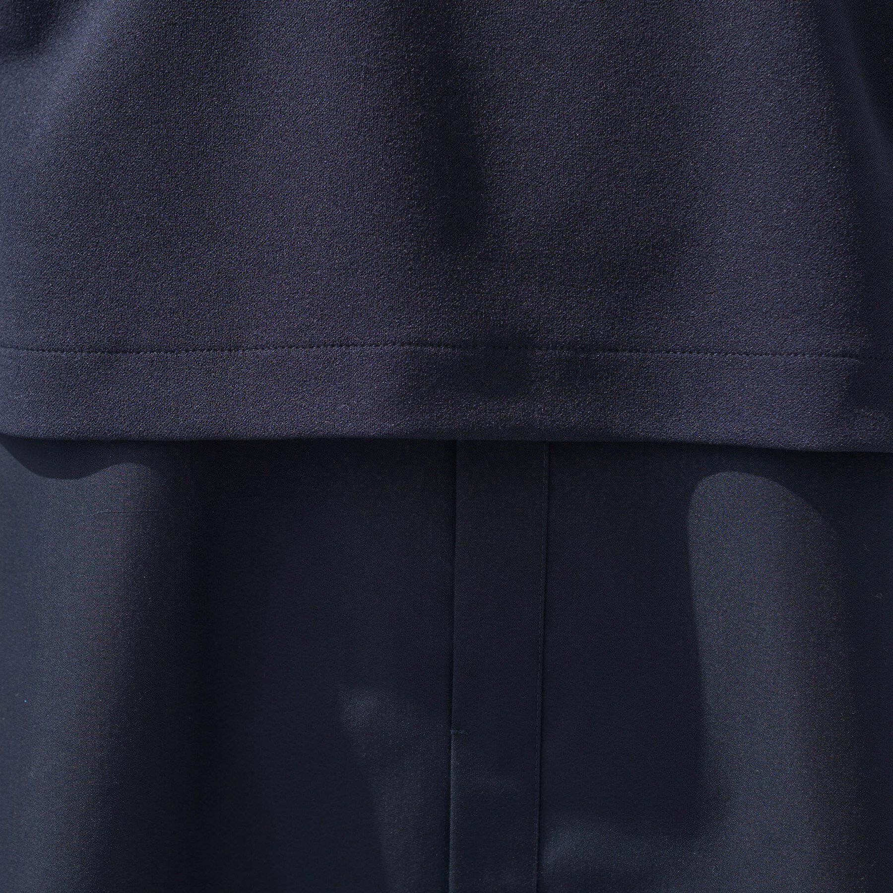 INDIVI「【洗える／UVケア】レイヤード風デザイントップス」|Tシャツ・カットソー|