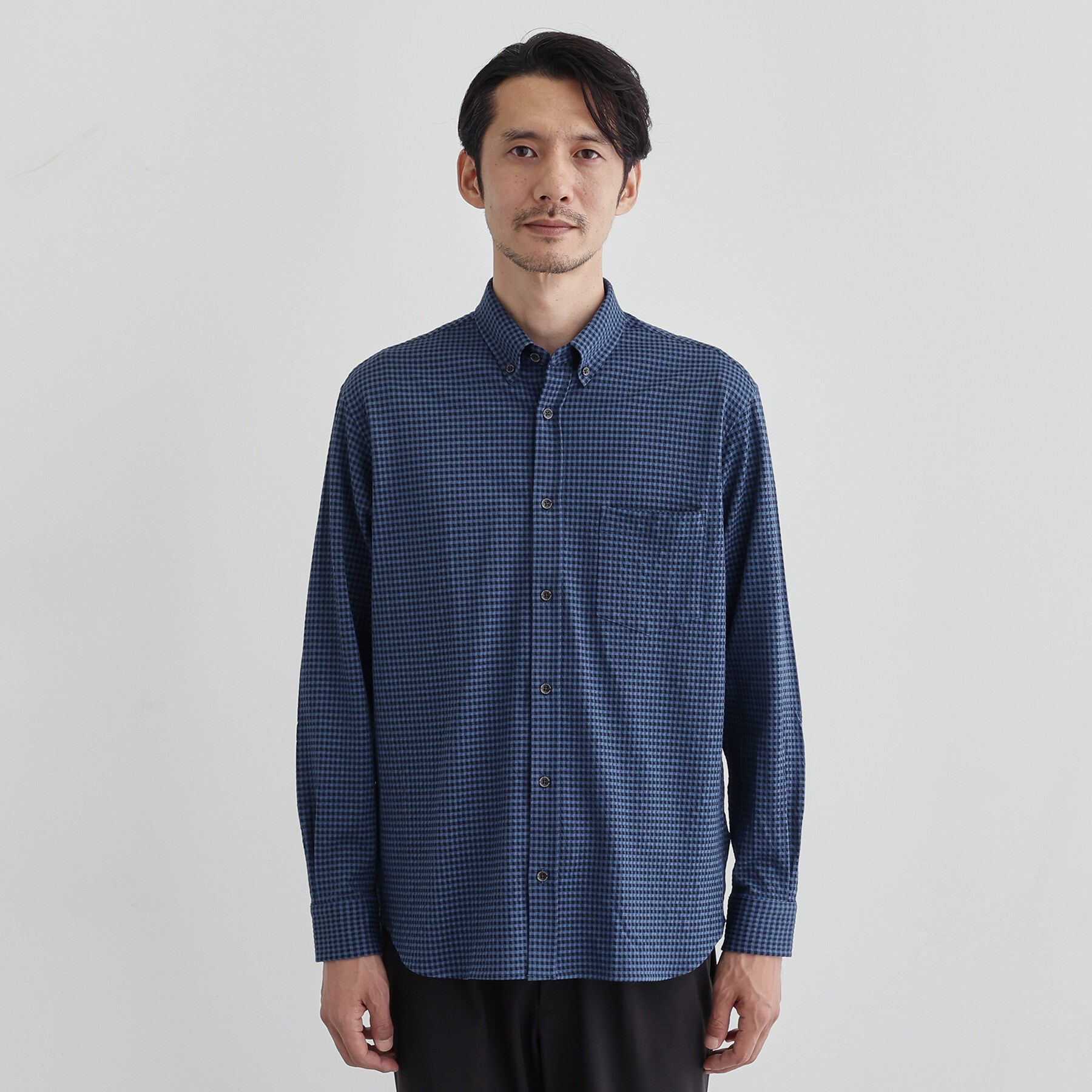 TAKEO KIKUCHI「【抗菌防臭】サッカーギンガムチェック ボタンダウンシャツ」|シャツ・ブラウス|