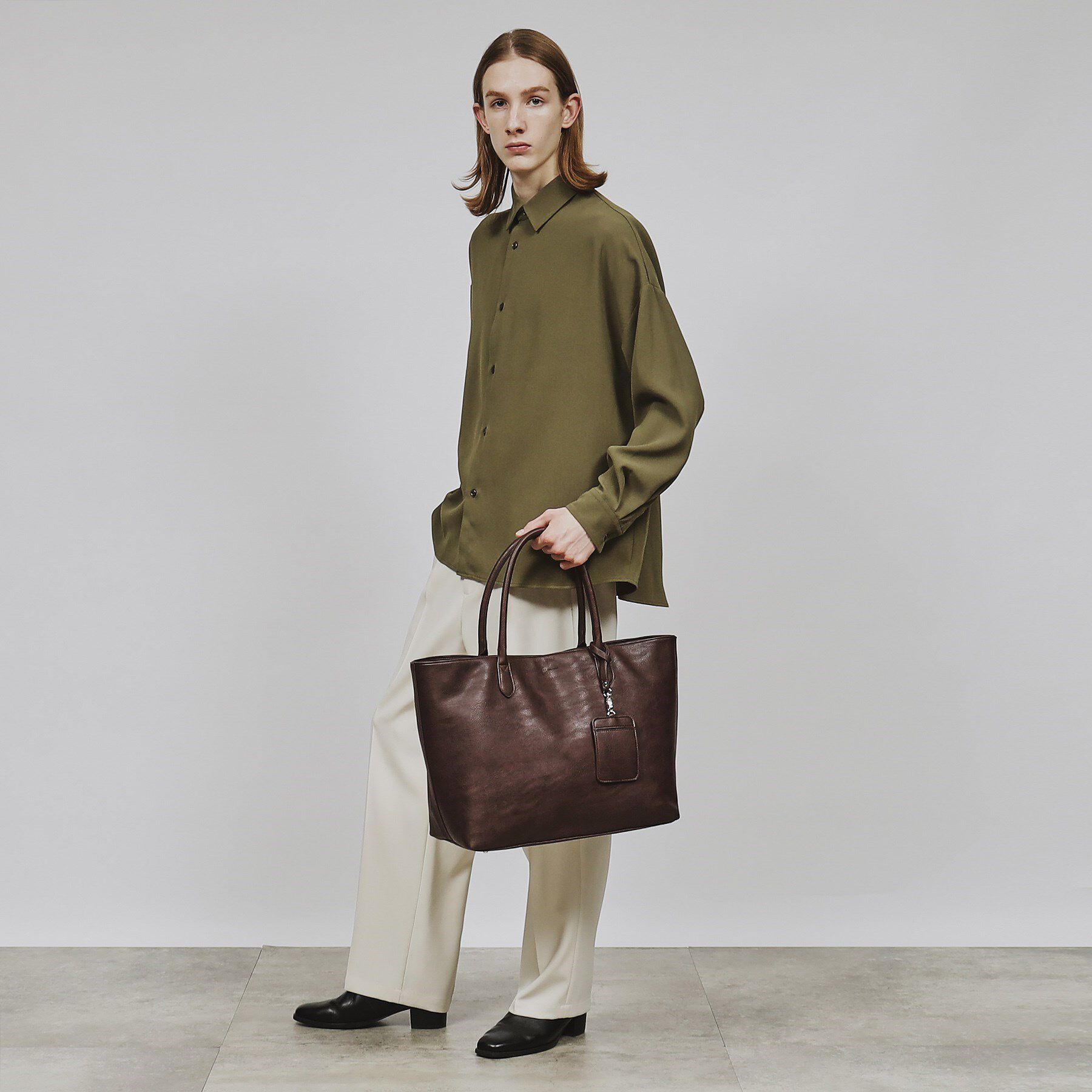 tk.TAKEO KIKUCHI「レザー調トートバッグ」|トートバッグ|