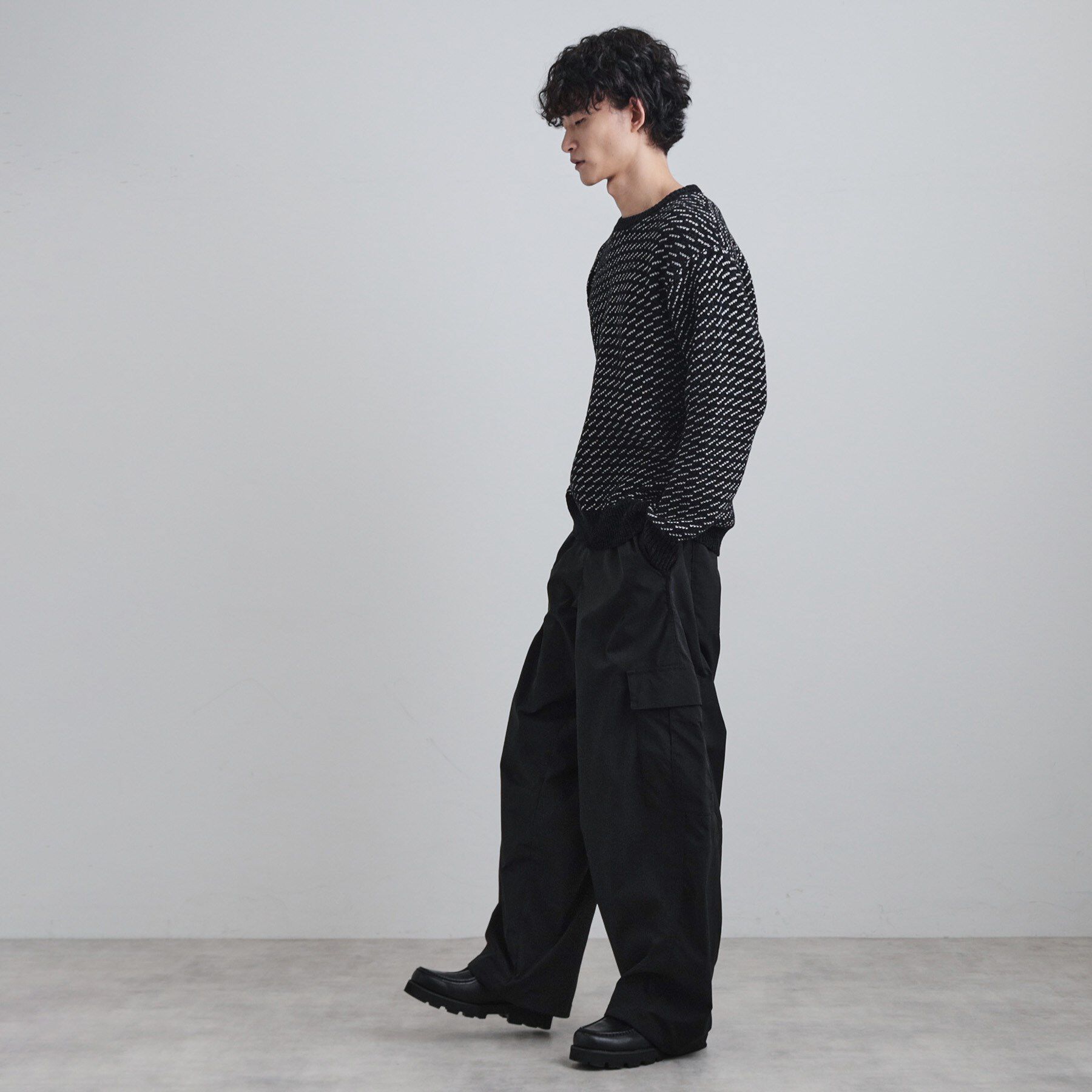 tk.TAKEO KIKUCHI「バーズアイモールニット」|ニット・セーター|