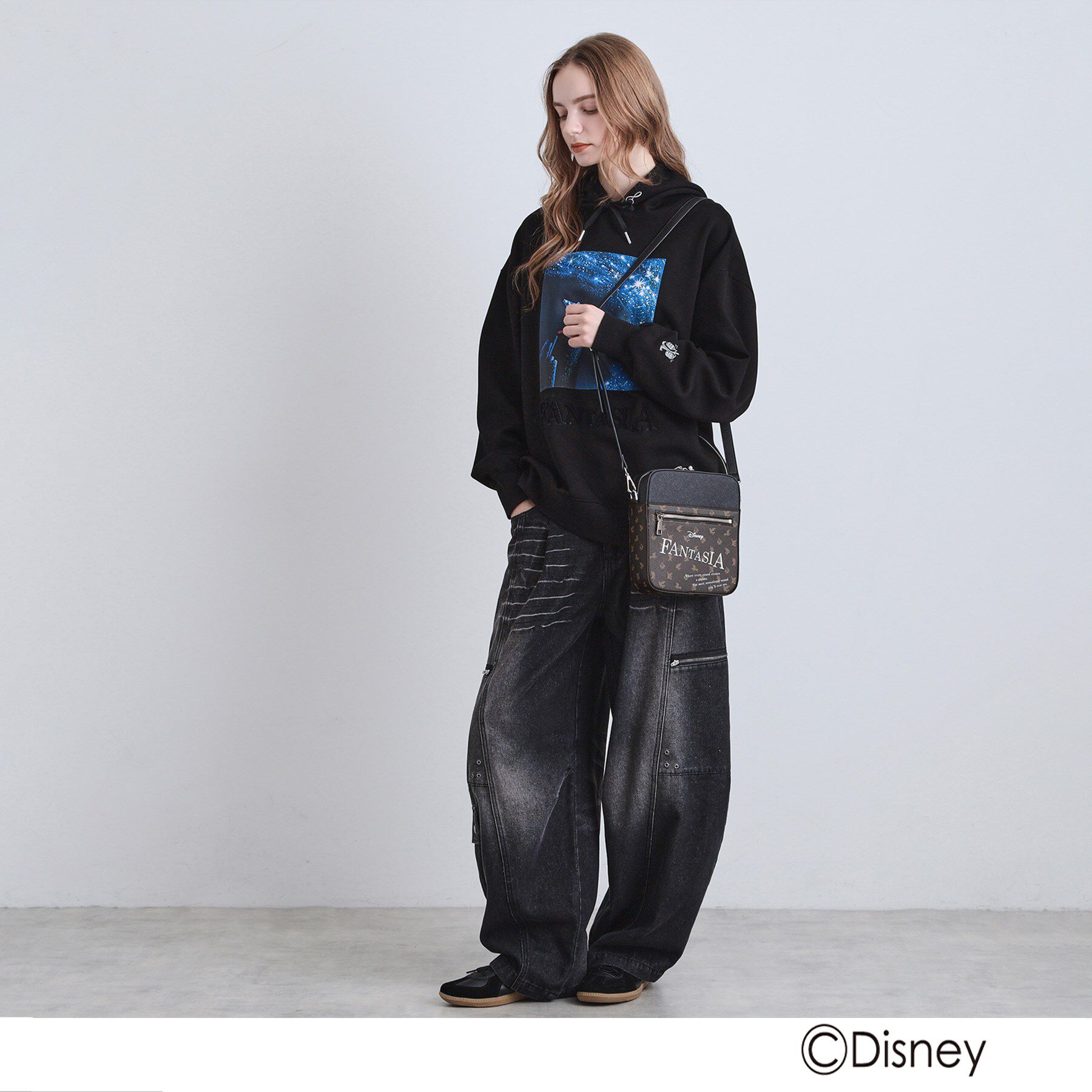 tk.TAKEO KIKUCHI「ディズニーカプセルコレクション『ファンタジア』バイカラーショルダーバッグ」|ショルダー・メッセンジャー|