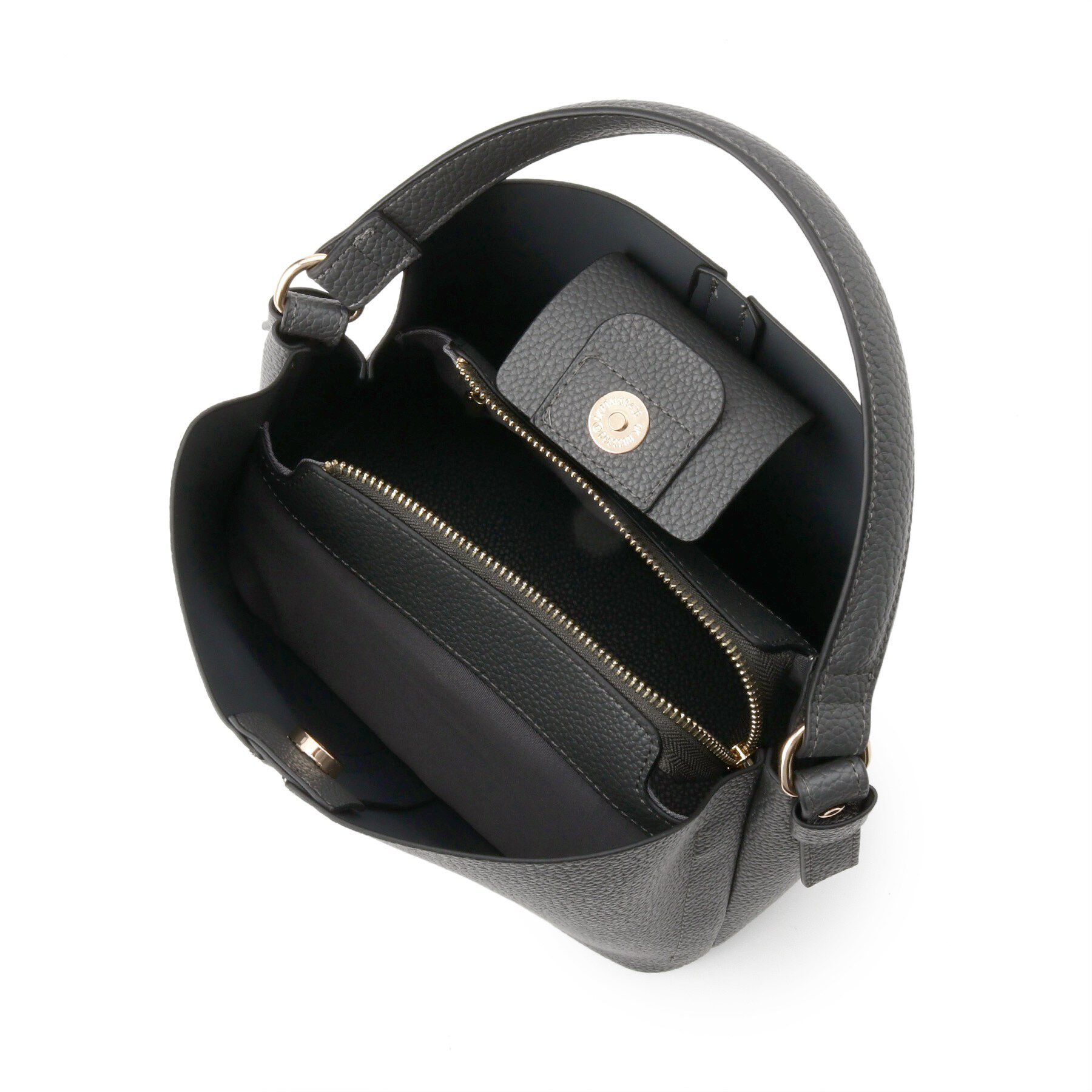 Couture broach「2wayレザー調ハンドバッグ」|ショルダー・メッセンジャー|