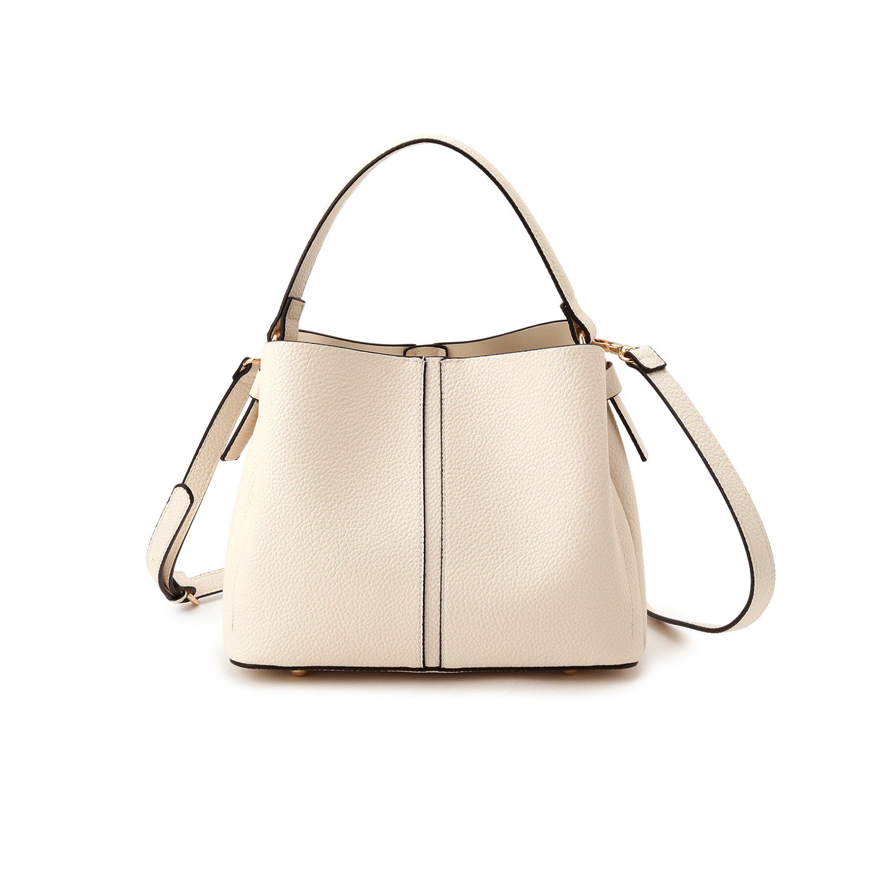 Couture broach「2wayレザー調ハンドバッグ」|ショルダー・メッセンジャー|