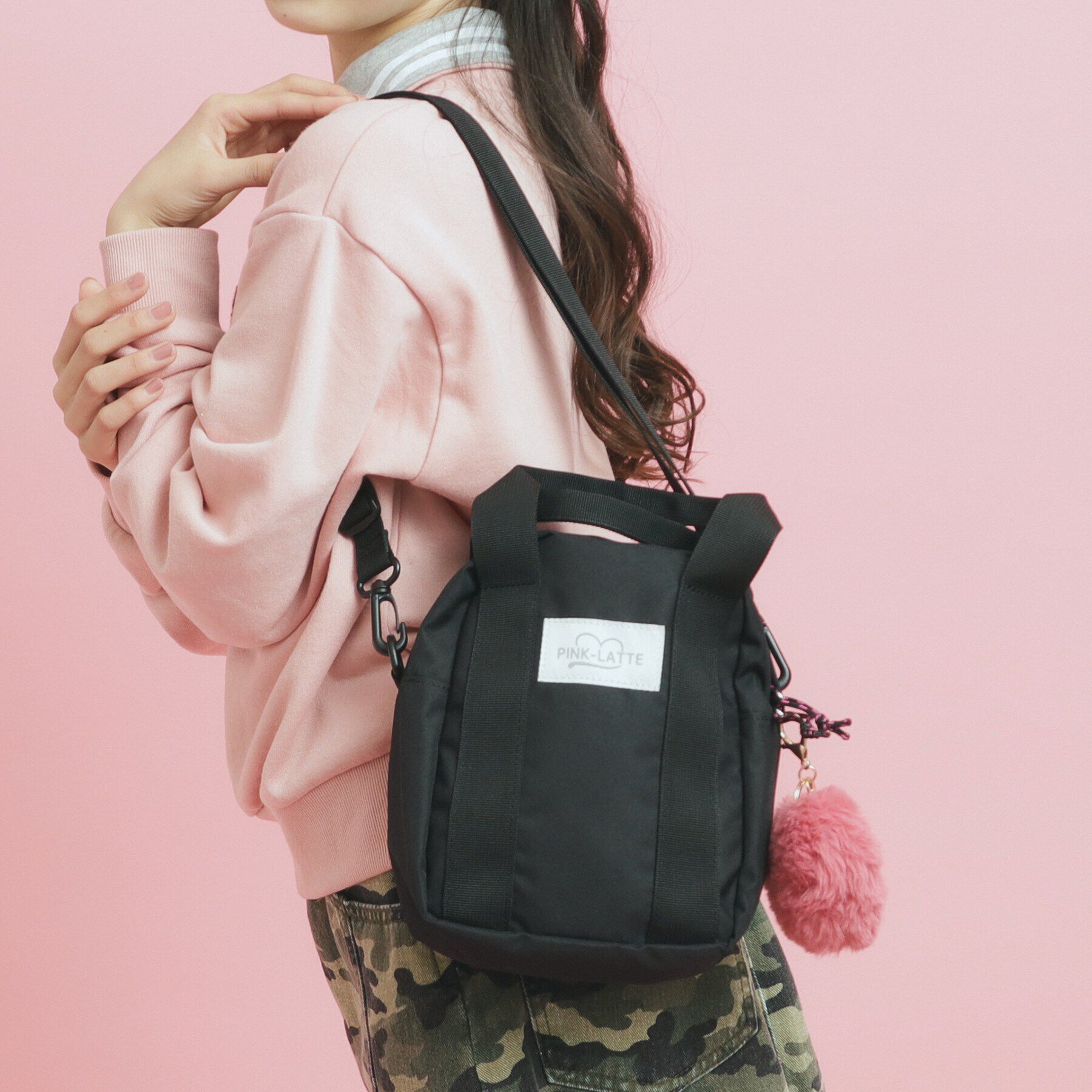 PINK-latte「◆【2WAY】カジュアルミニショルダー」|ショルダー・メッセンジャー|