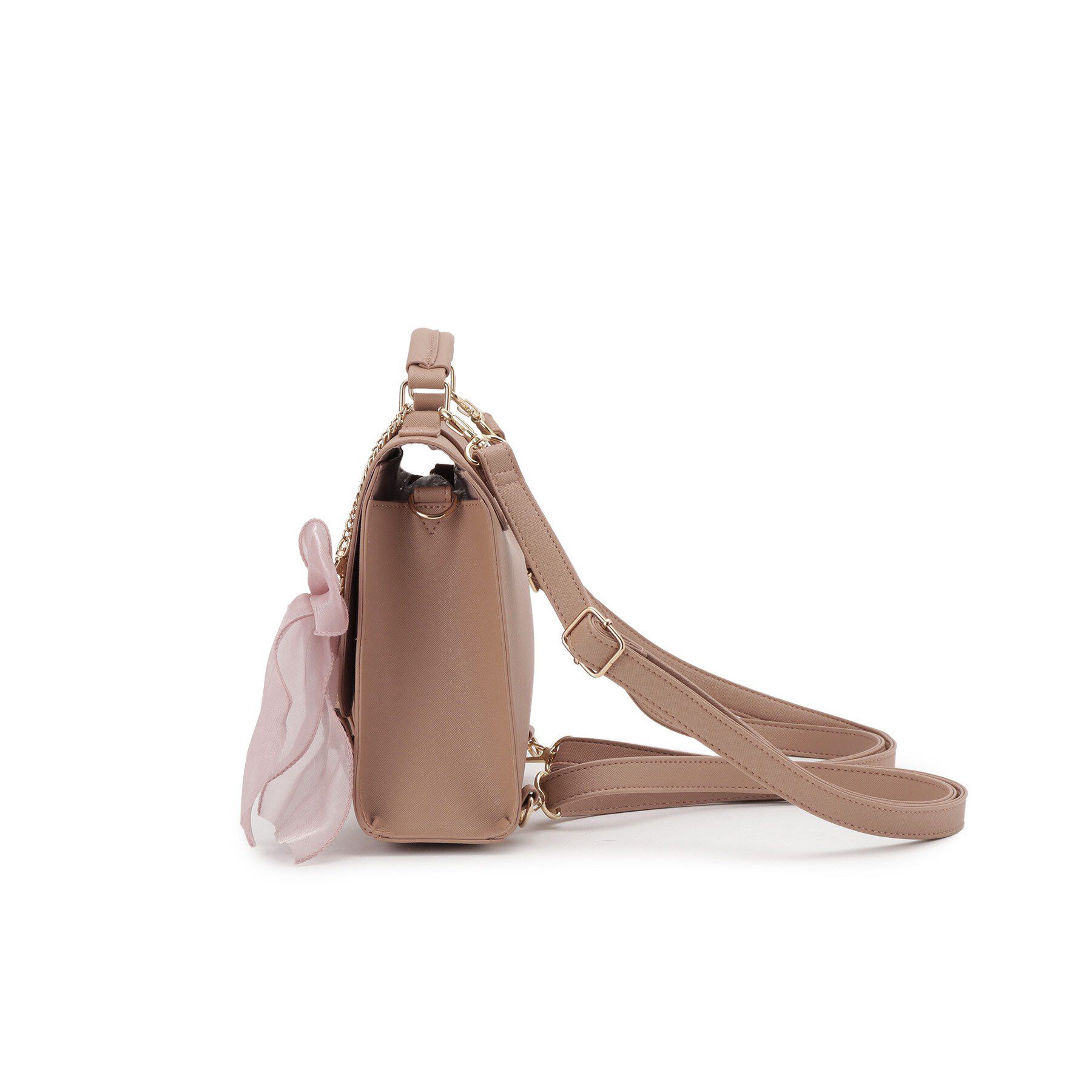 PINK-latte「◆リボンチャーム付きガーリーサッチェル」|ショルダー・メッセンジャー|