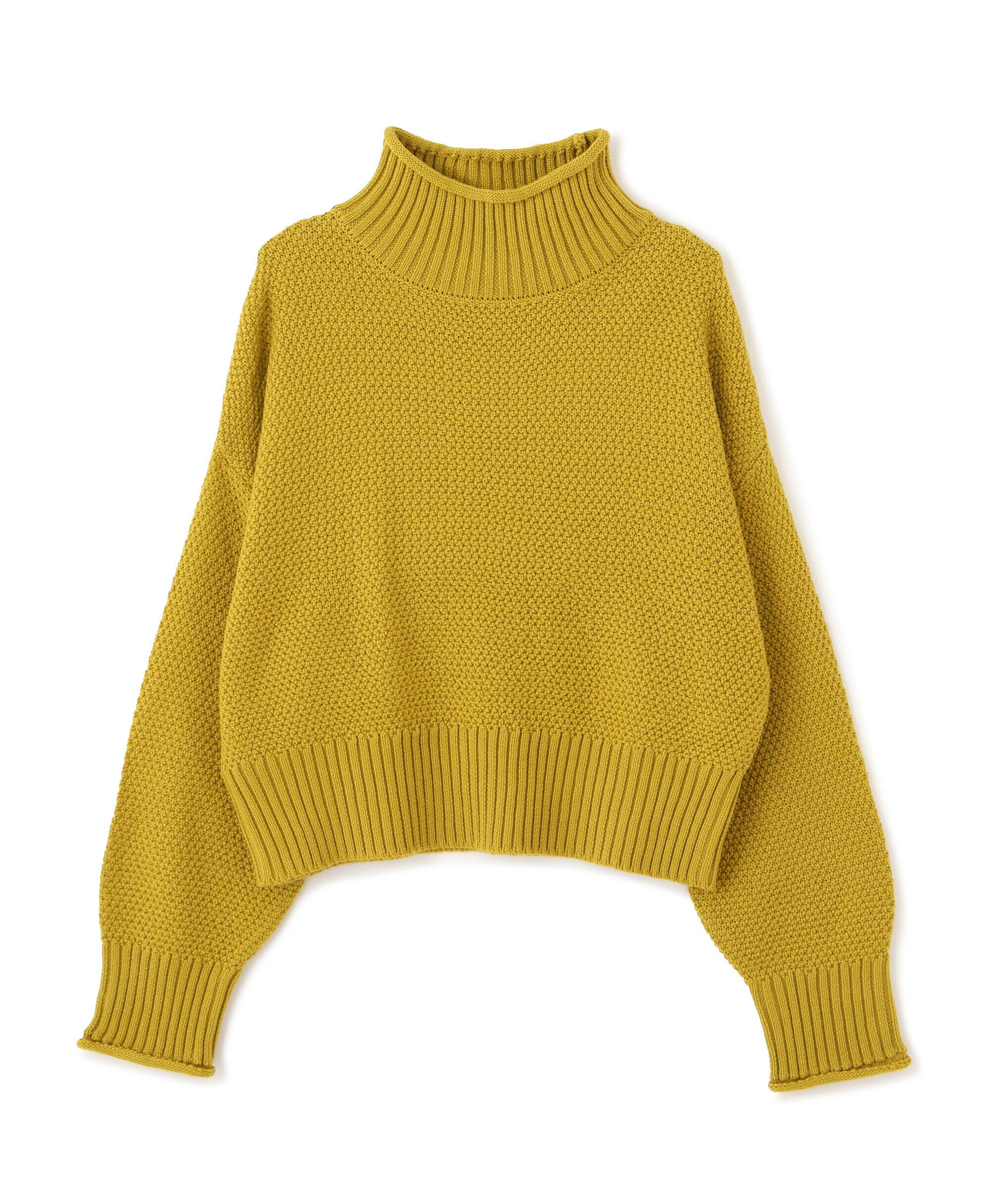  「鹿の子編みハイネックニット」|ニット・セーター|