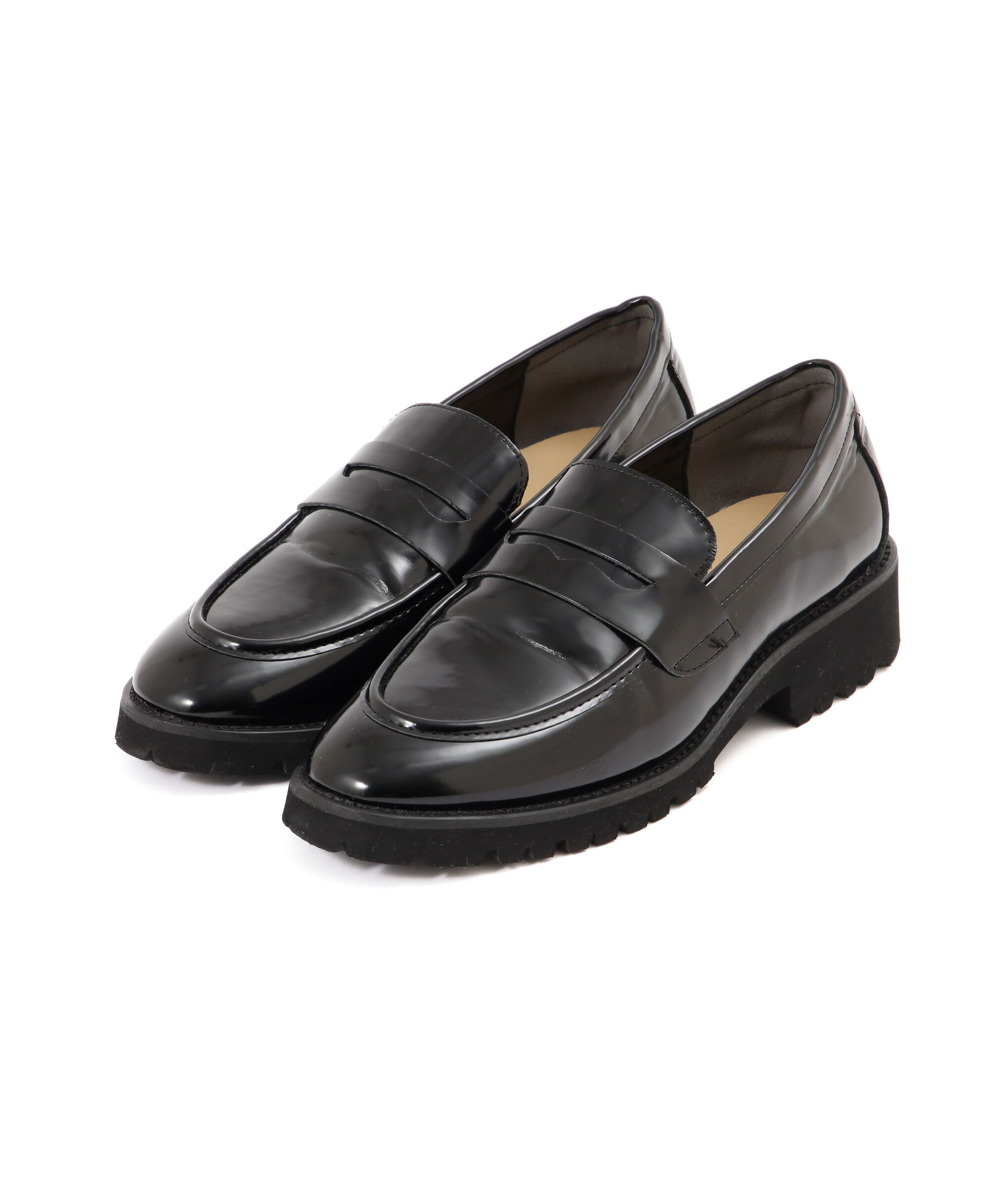  「トラックソールローファー」|その他|ブラック