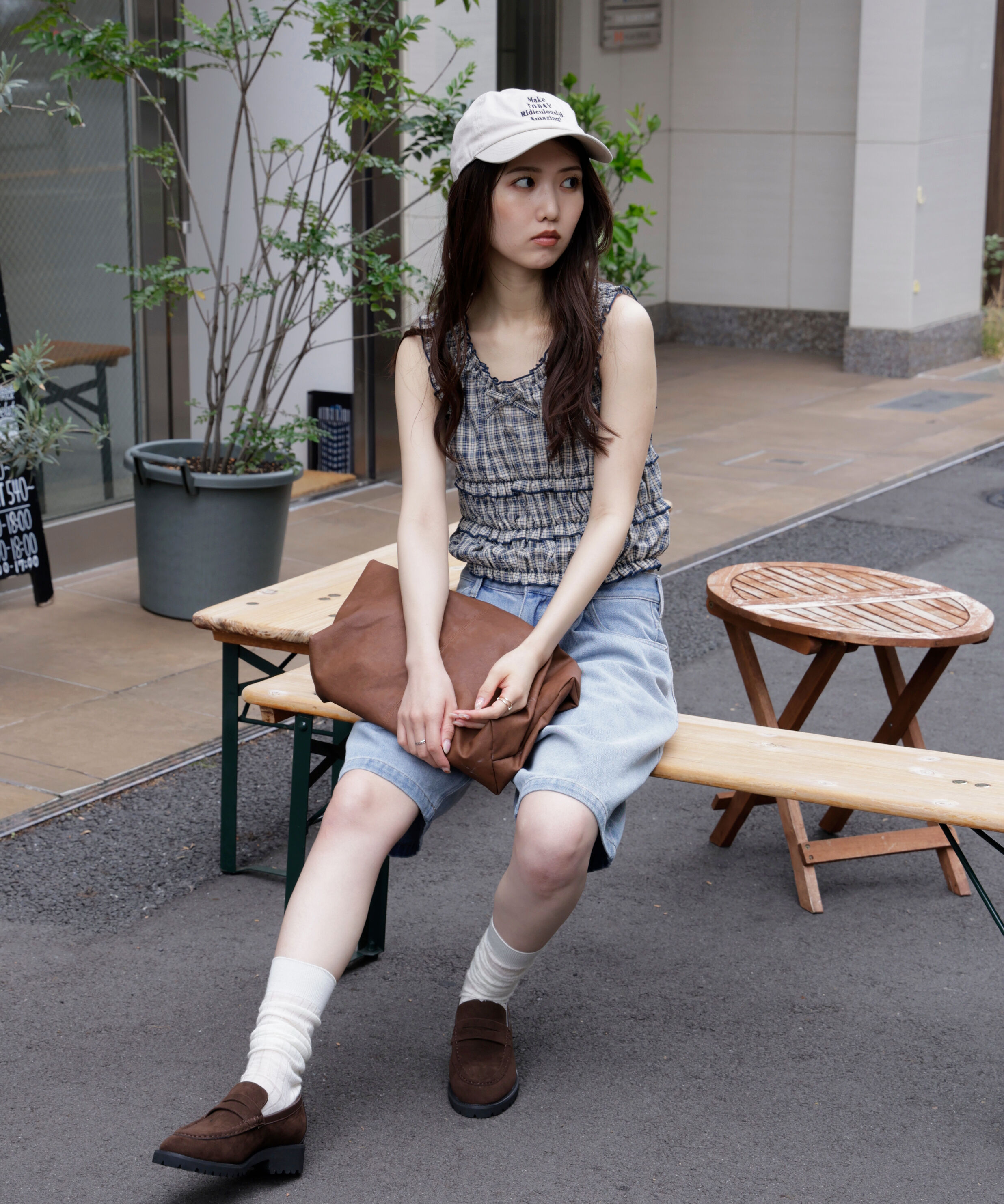  「シャーリングタンクトップブラウス」|シャツ・ブラウス|