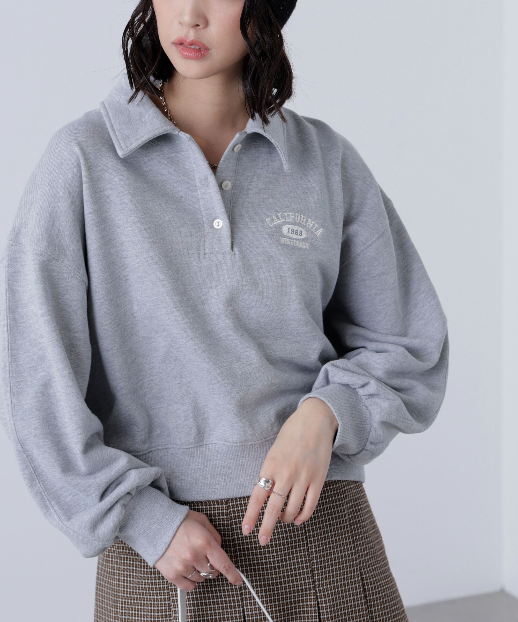  「ポロスウェットプルオーバー」|Tシャツ・カットソー|