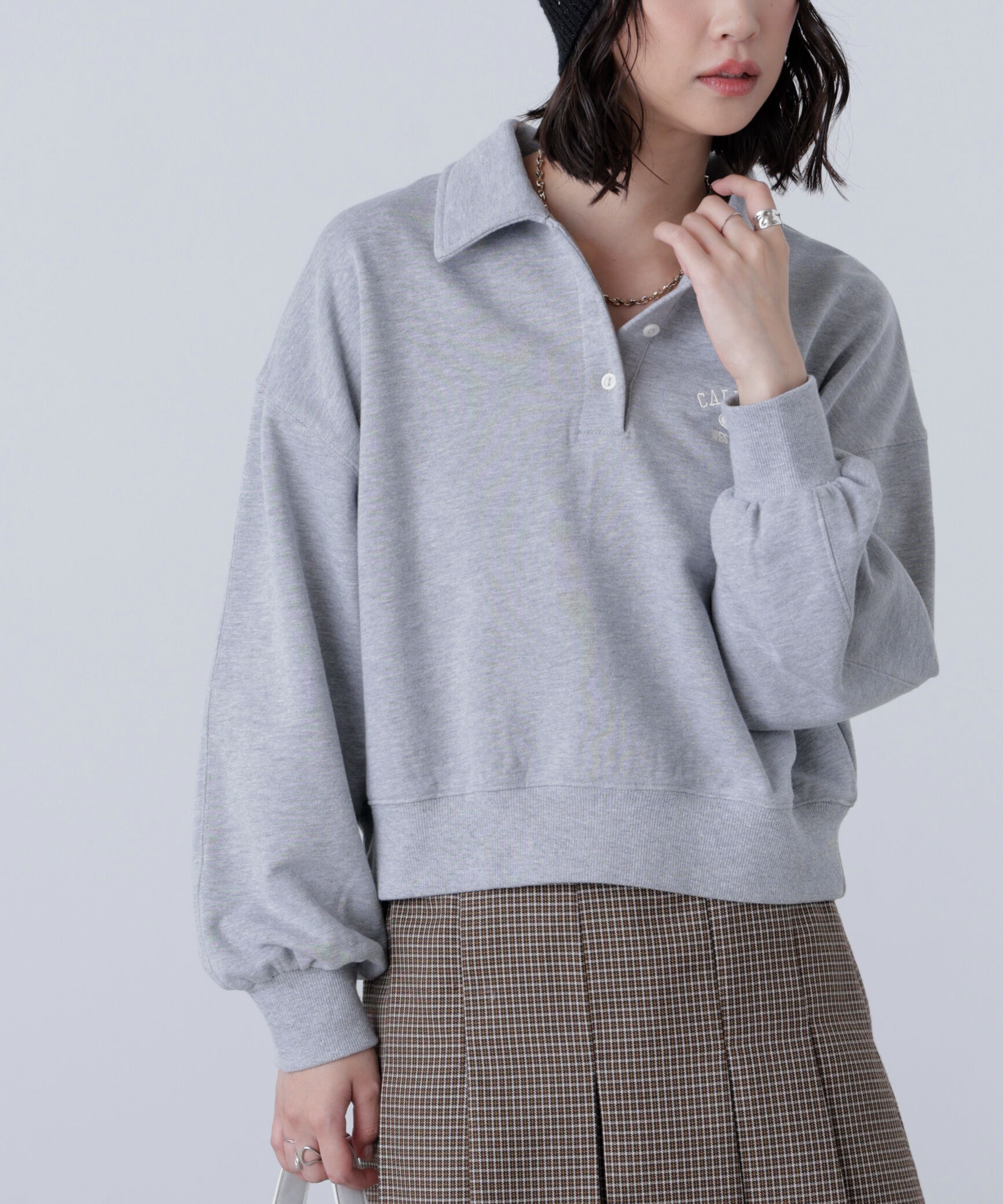  「ポロスウェットプルオーバー」|Tシャツ・カットソー|