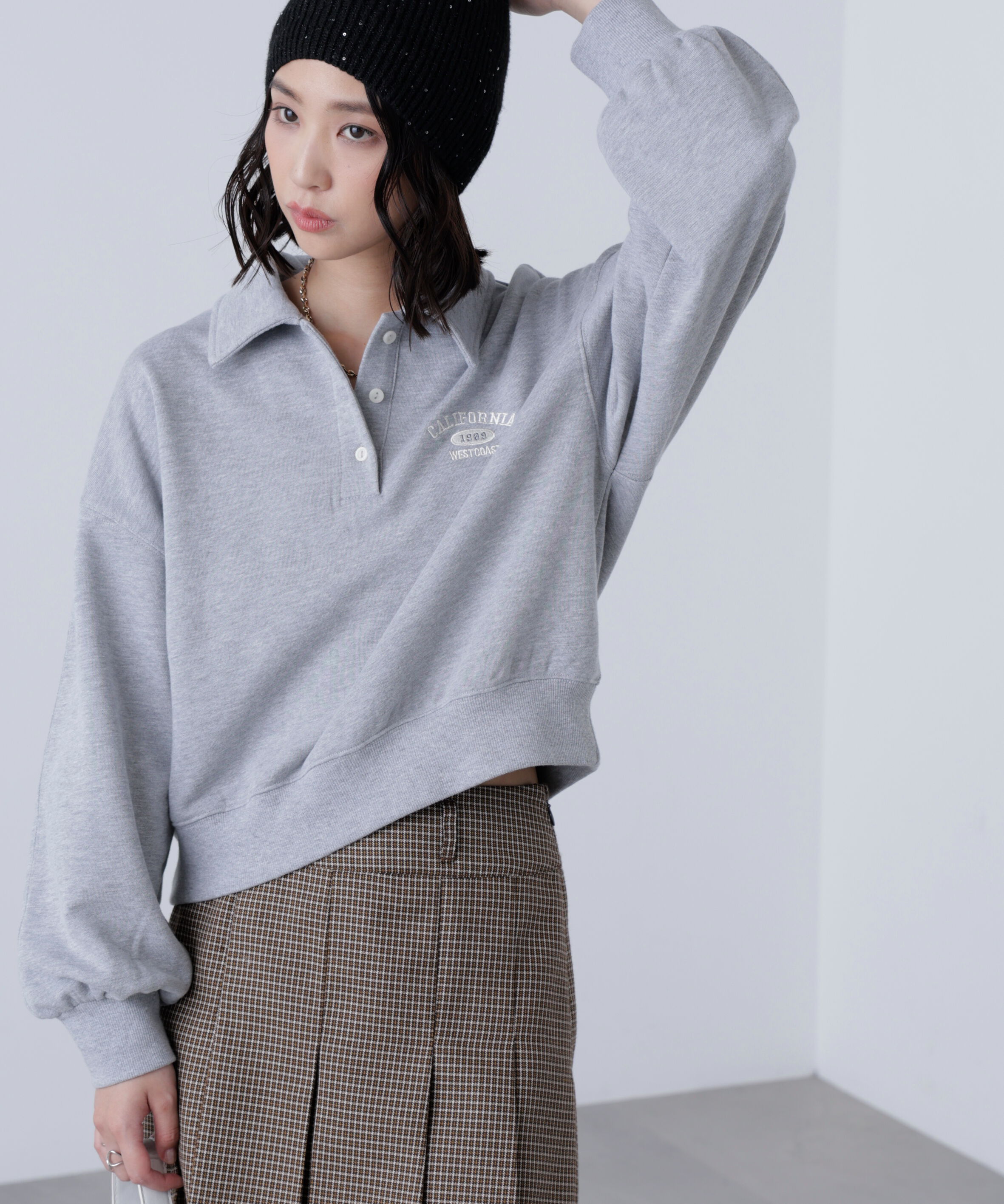  「ポロスウェットプルオーバー」|Tシャツ・カットソー|