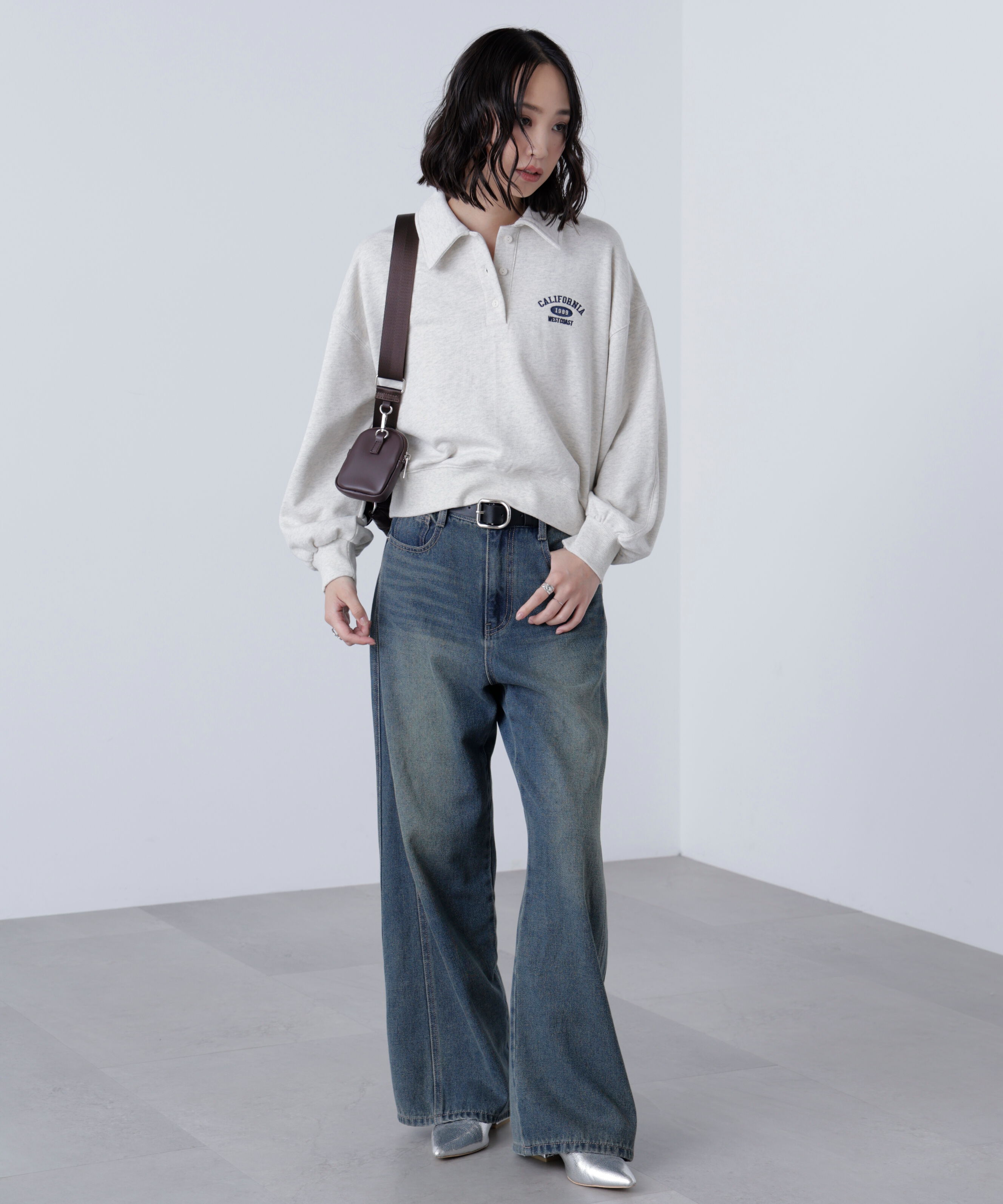  「ポロスウェットプルオーバー」|Tシャツ・カットソー|