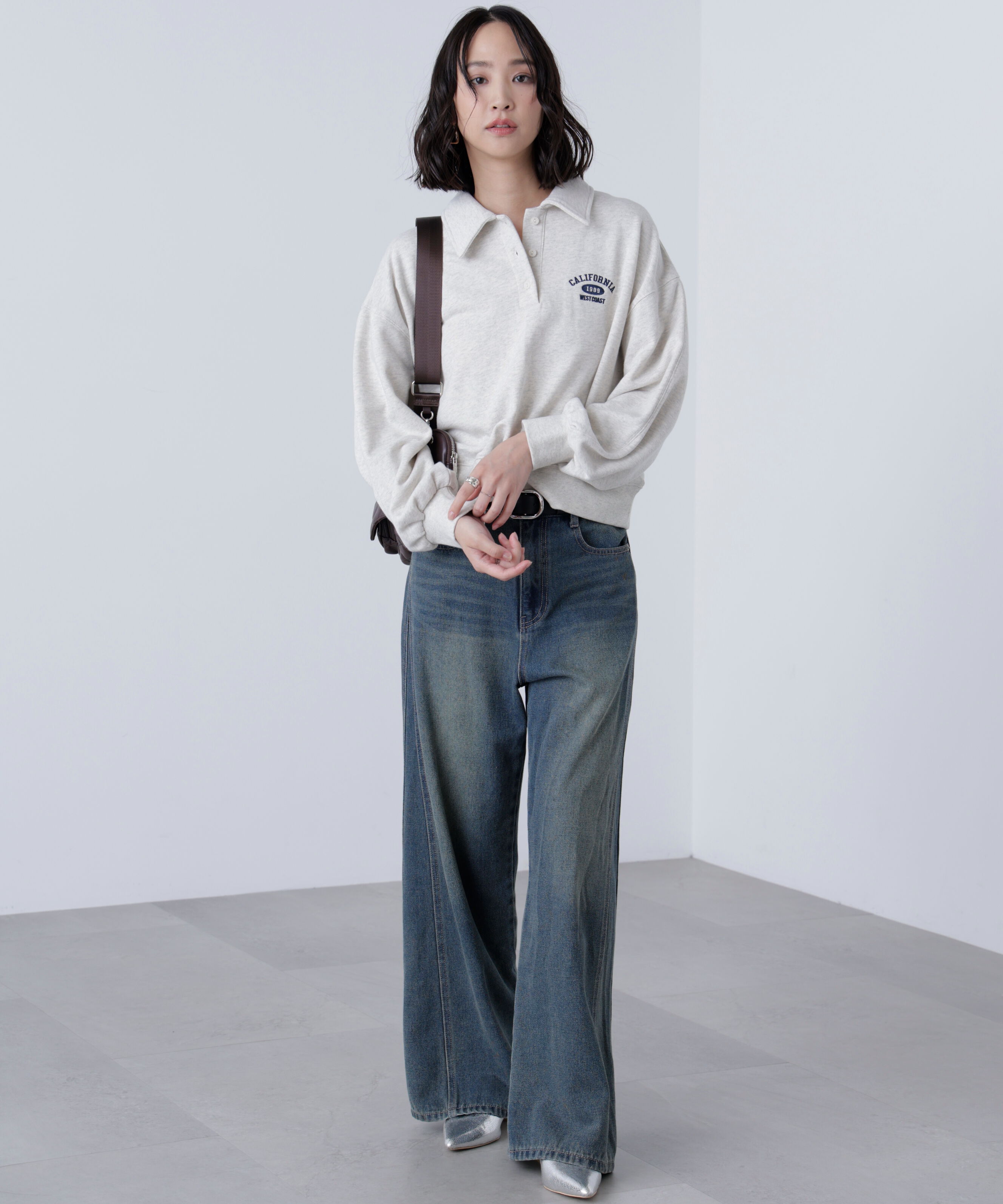  「ポロスウェットプルオーバー」|Tシャツ・カットソー|