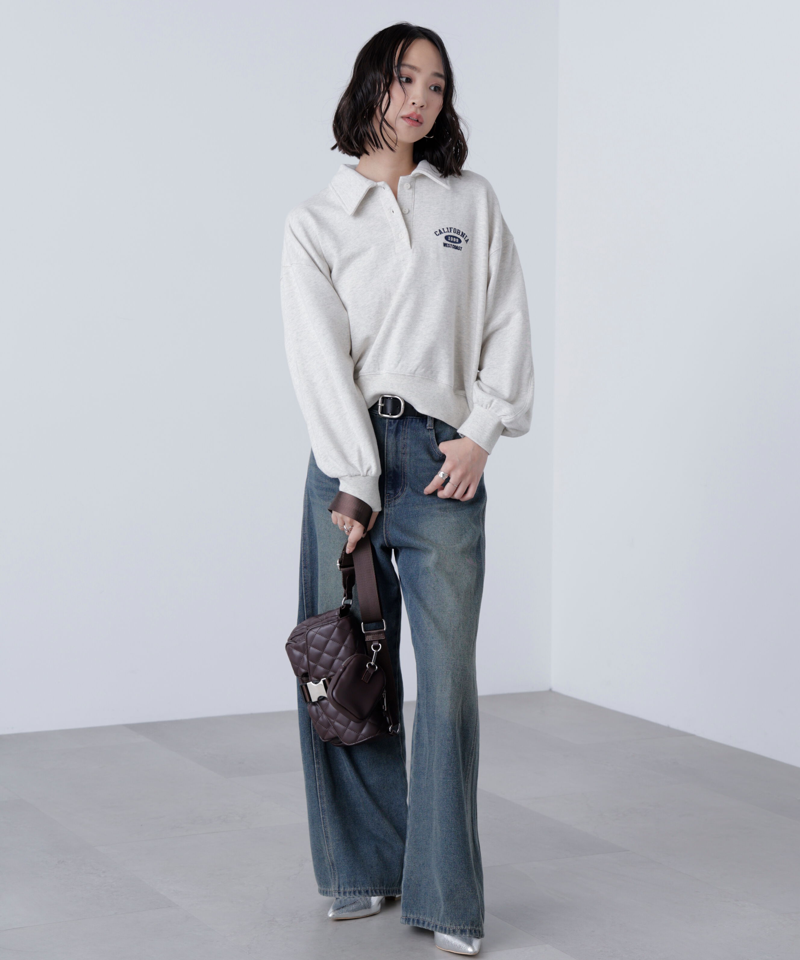  「ポロスウェットプルオーバー」|Tシャツ・カットソー|