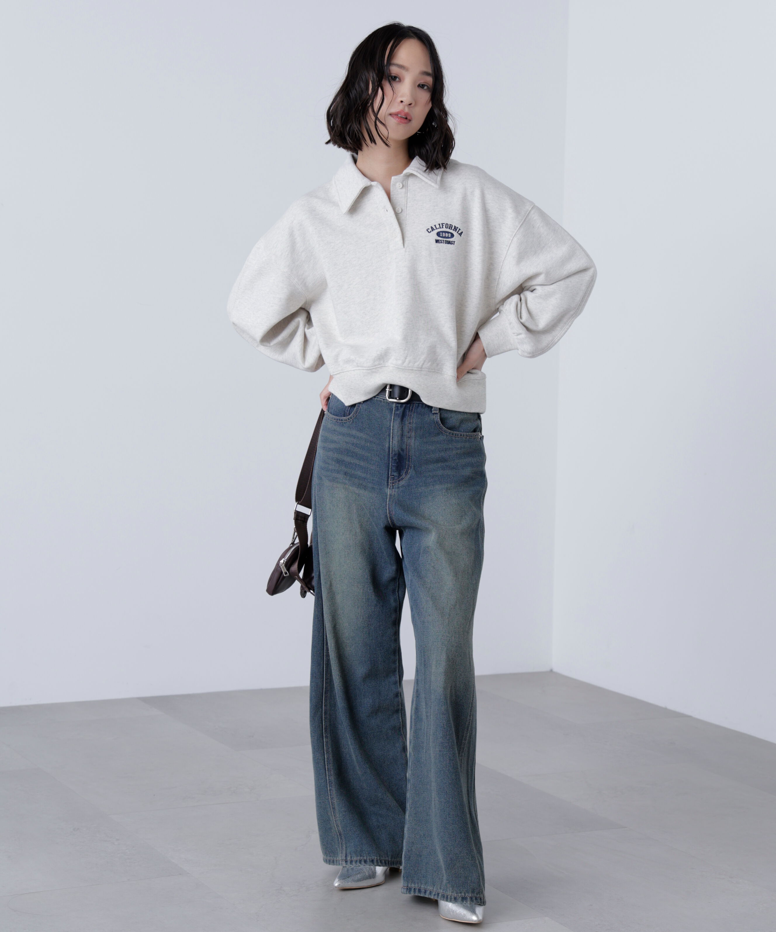  「ポロスウェットプルオーバー」|Tシャツ・カットソー|