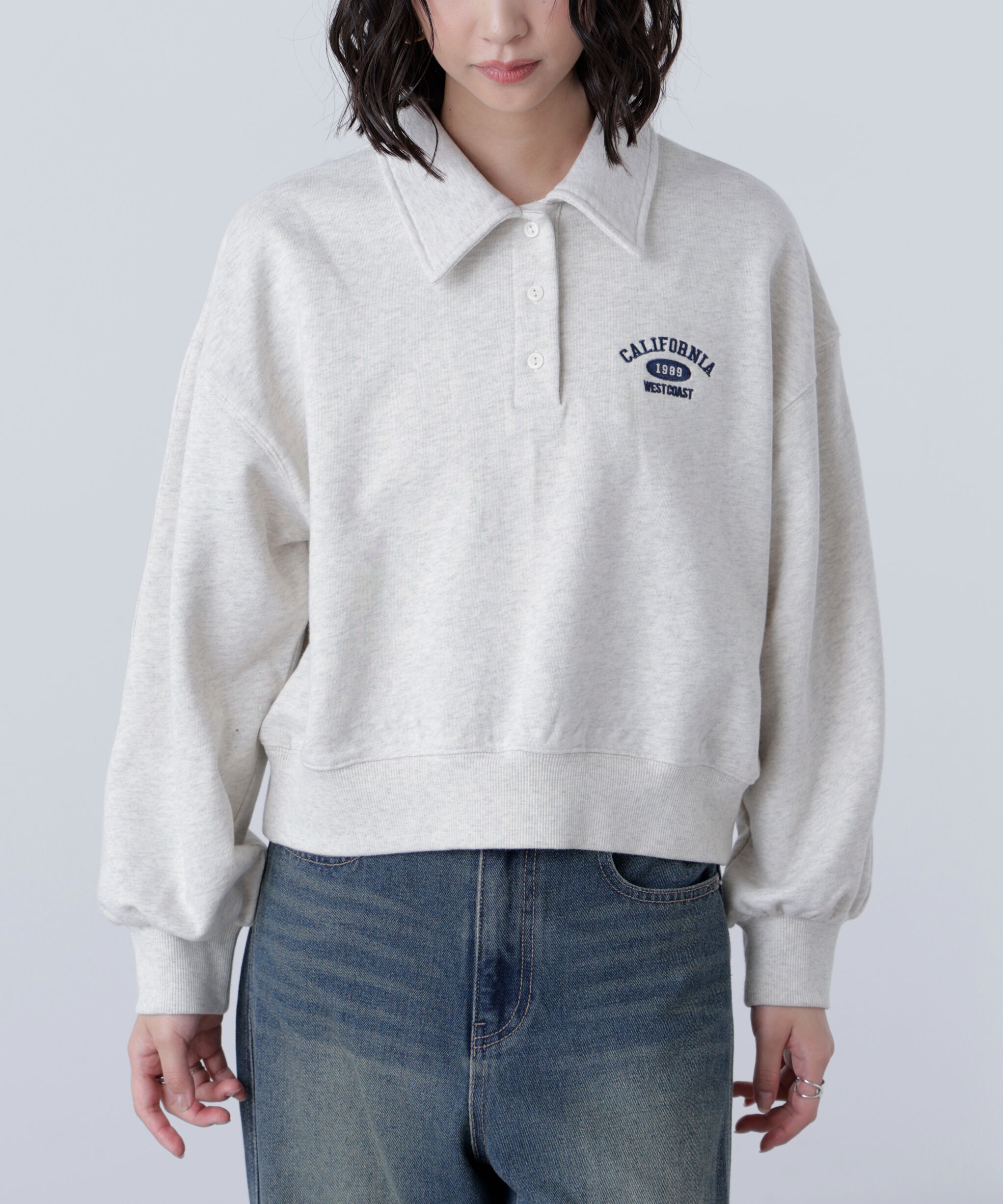  「ポロスウェットプルオーバー」|Tシャツ・カットソー|