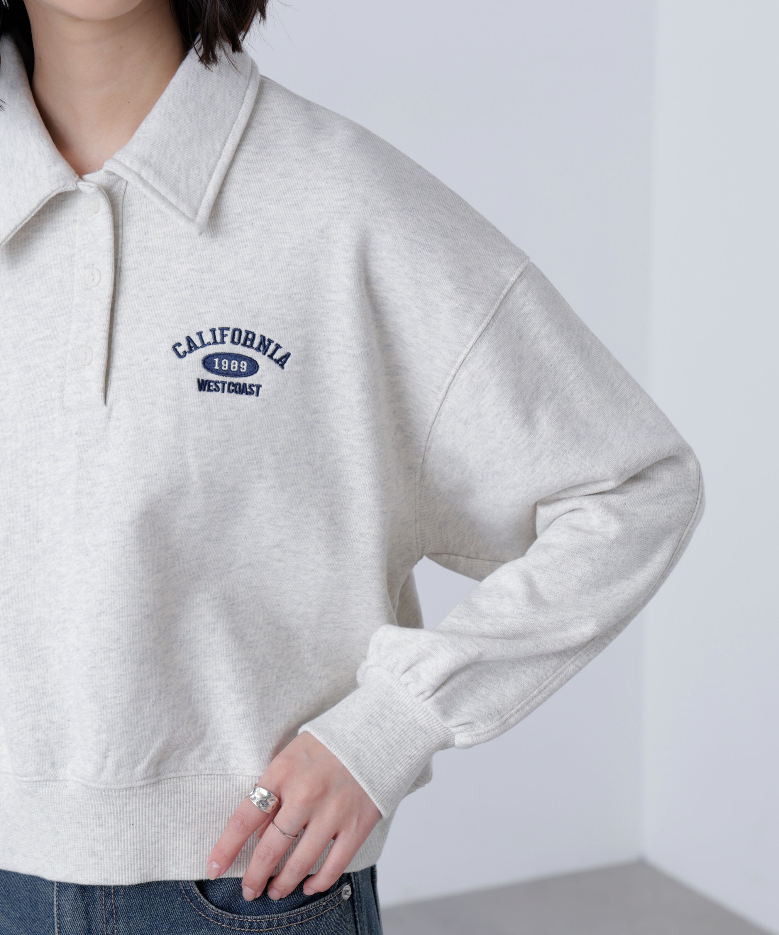  「ポロスウェットプルオーバー」|Tシャツ・カットソー|