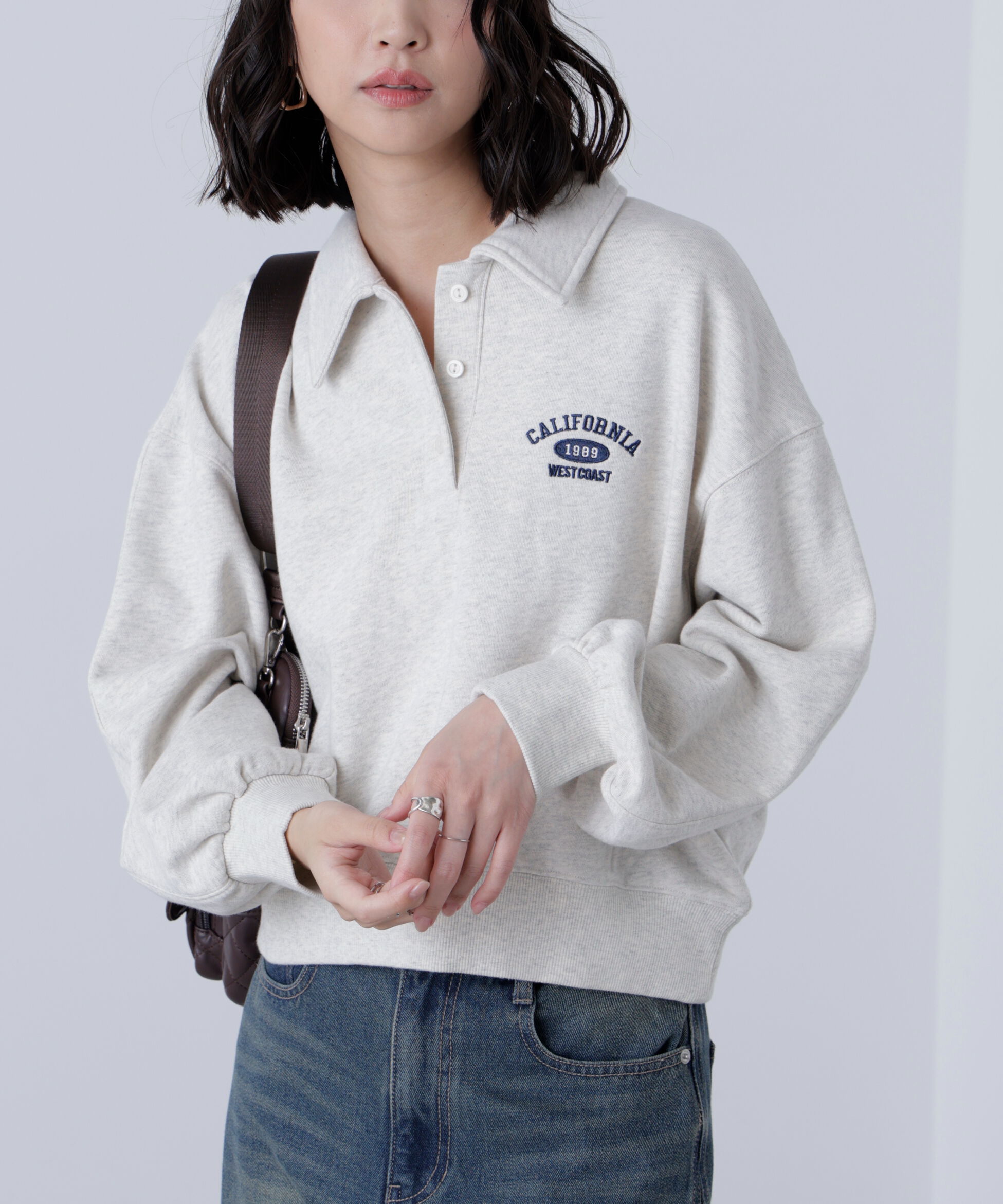  「ポロスウェットプルオーバー」|Tシャツ・カットソー|