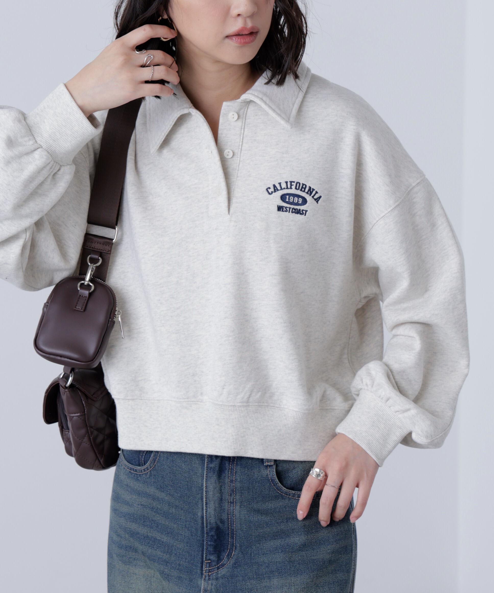  「ポロスウェットプルオーバー」|Tシャツ・カットソー|