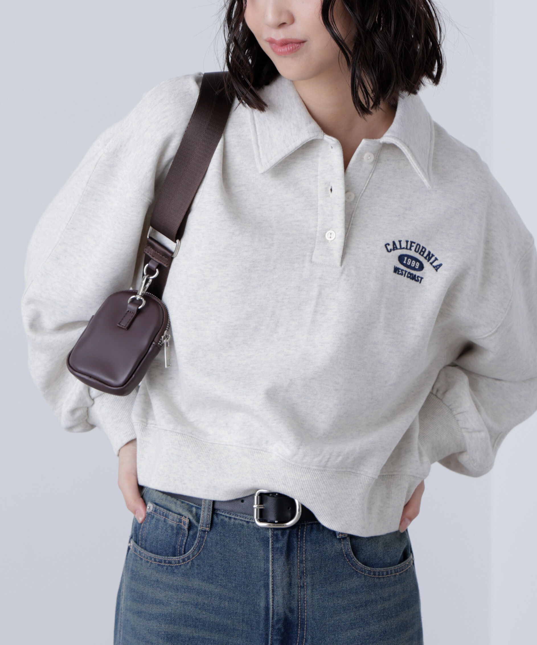  「ポロスウェットプルオーバー」|Tシャツ・カットソー|