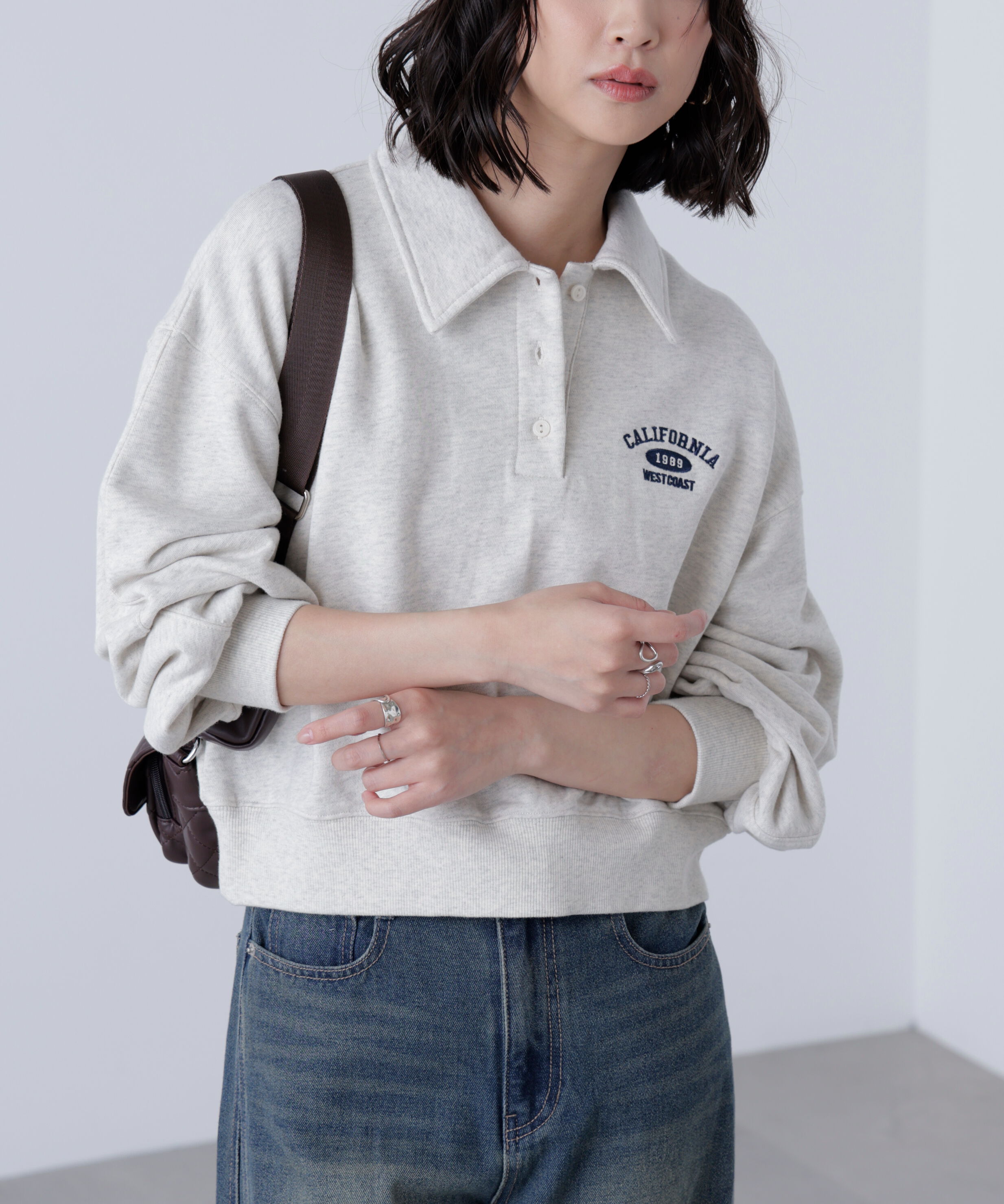  「ポロスウェットプルオーバー」|Tシャツ・カットソー|