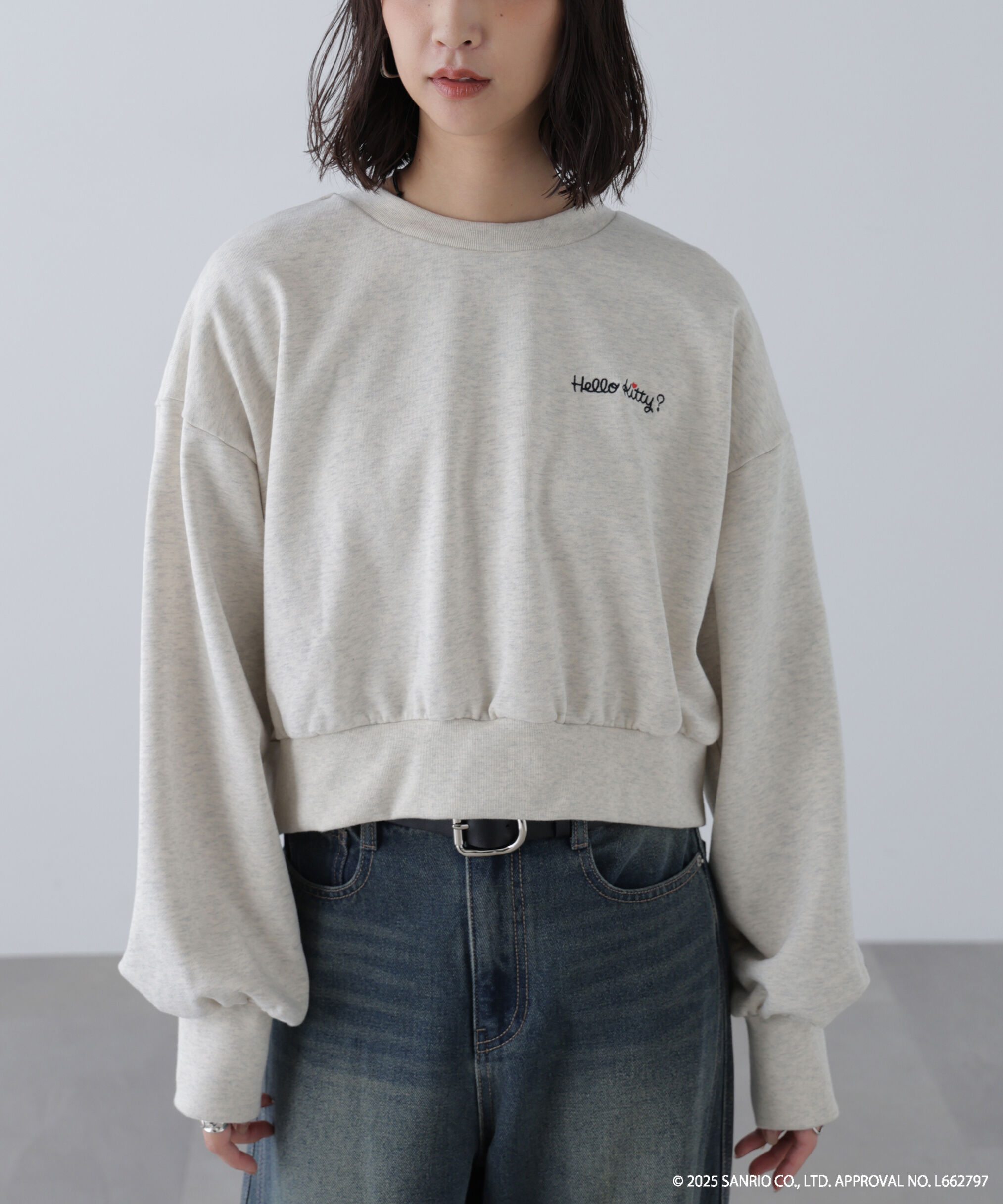  「ｻﾝﾘｵｷｬﾗｸﾀｰｽﾞｺﾗﾎﾞ SHORT SWEAT ｼｮｰﾄｽｳｪｯﾄ 胸LOGO&times;  」|Tシャツ・カットソー|