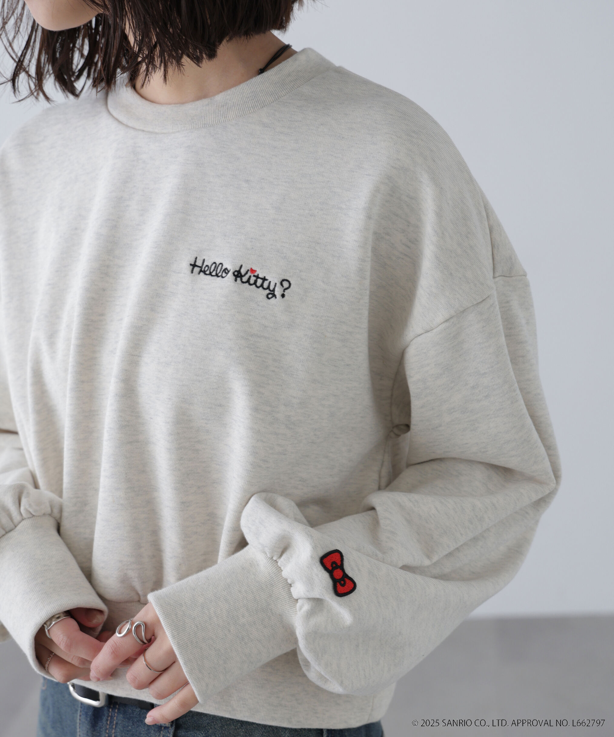  「ｻﾝﾘｵｷｬﾗｸﾀｰｽﾞｺﾗﾎﾞ SHORT SWEAT ｼｮｰﾄｽｳｪｯﾄ 胸LOGO&times;  」|Tシャツ・カットソー|