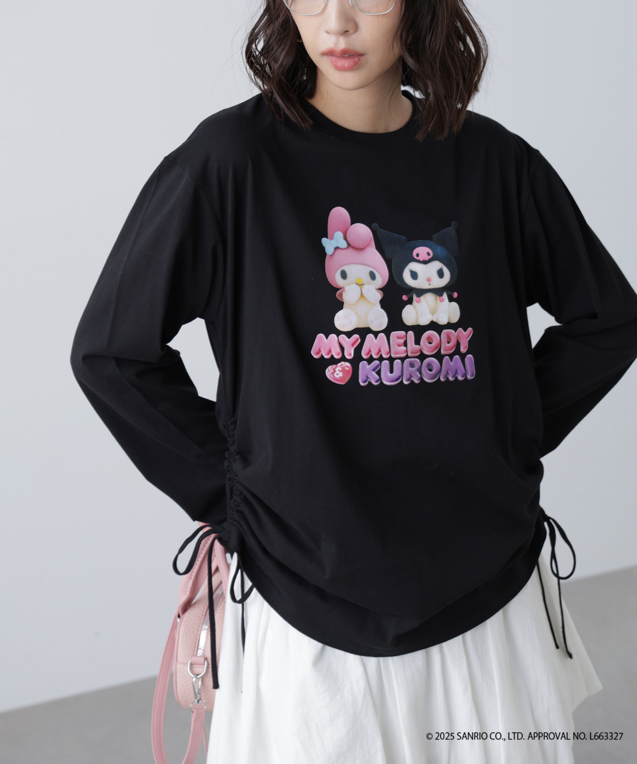  「〈メロクロコラボ〉ロングTシャツ」|Tシャツ・カットソー|