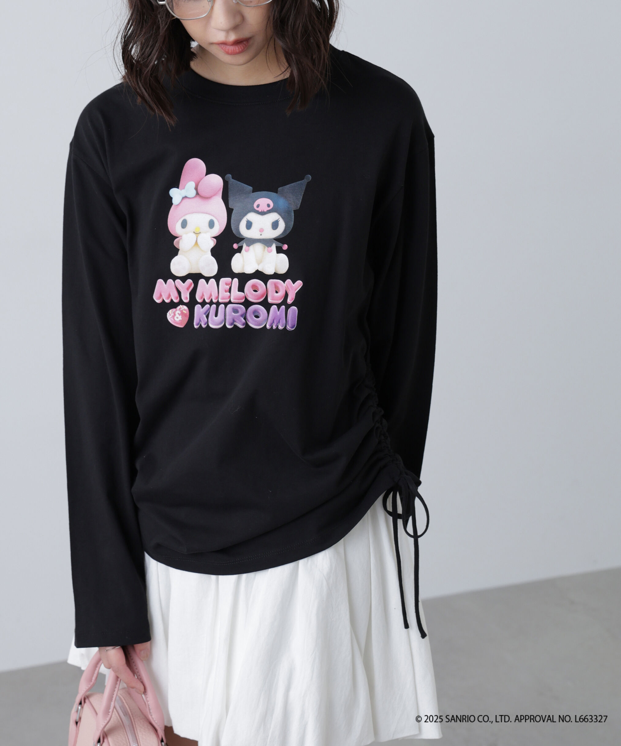  「〈メロクロコラボ〉ロングTシャツ」|Tシャツ・カットソー|