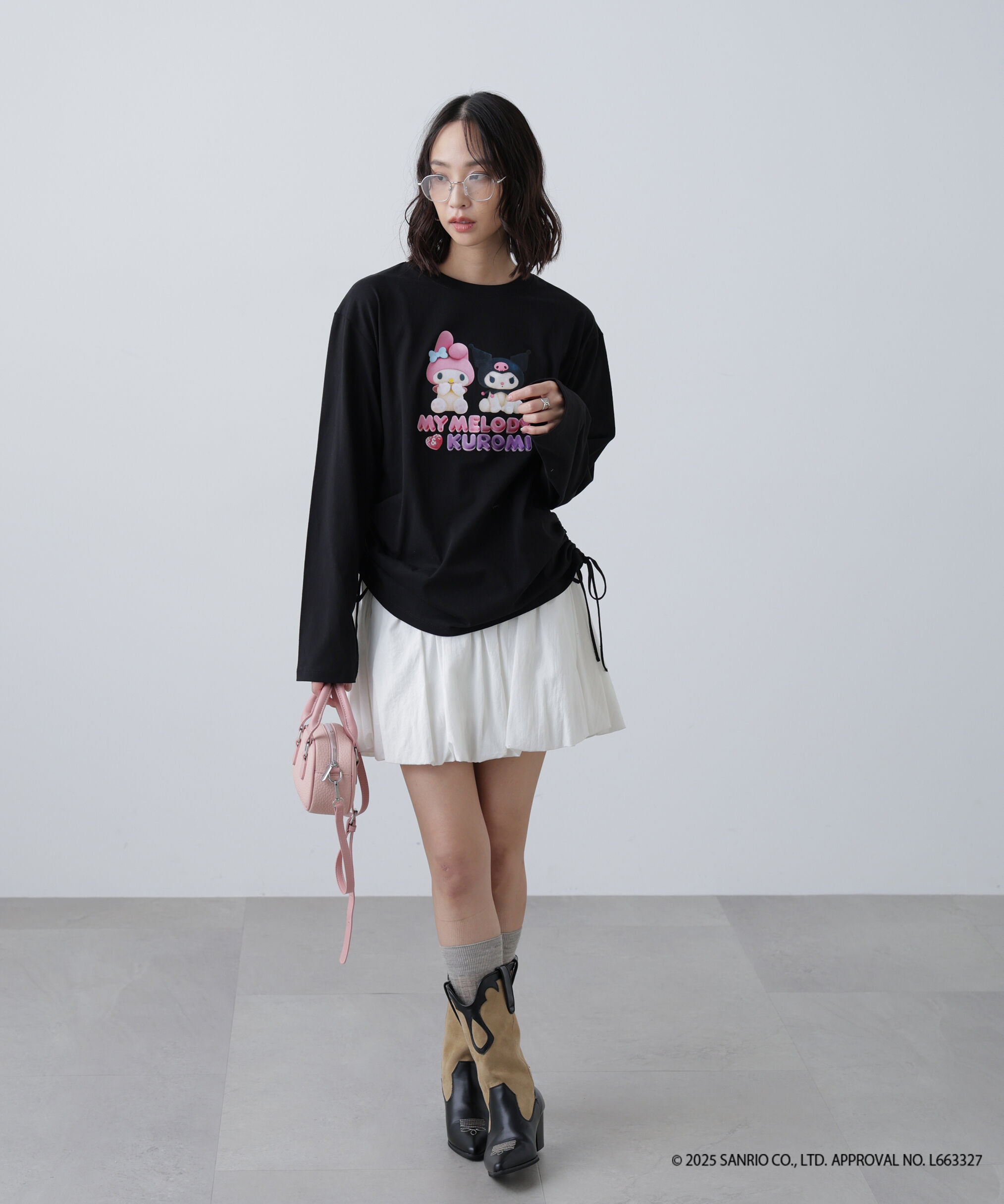  「〈メロクロコラボ〉ロングTシャツ」|Tシャツ・カットソー|