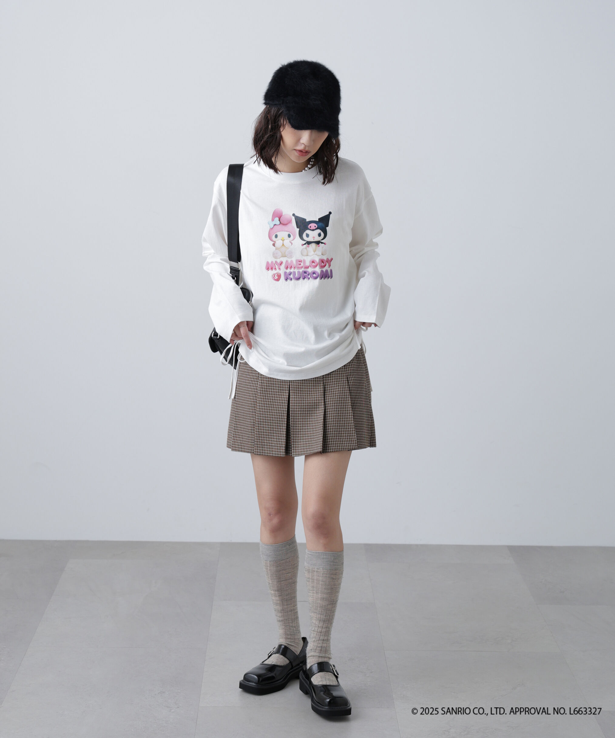 「〈メロクロコラボ〉ロングTシャツ」|Tシャツ・カットソー|