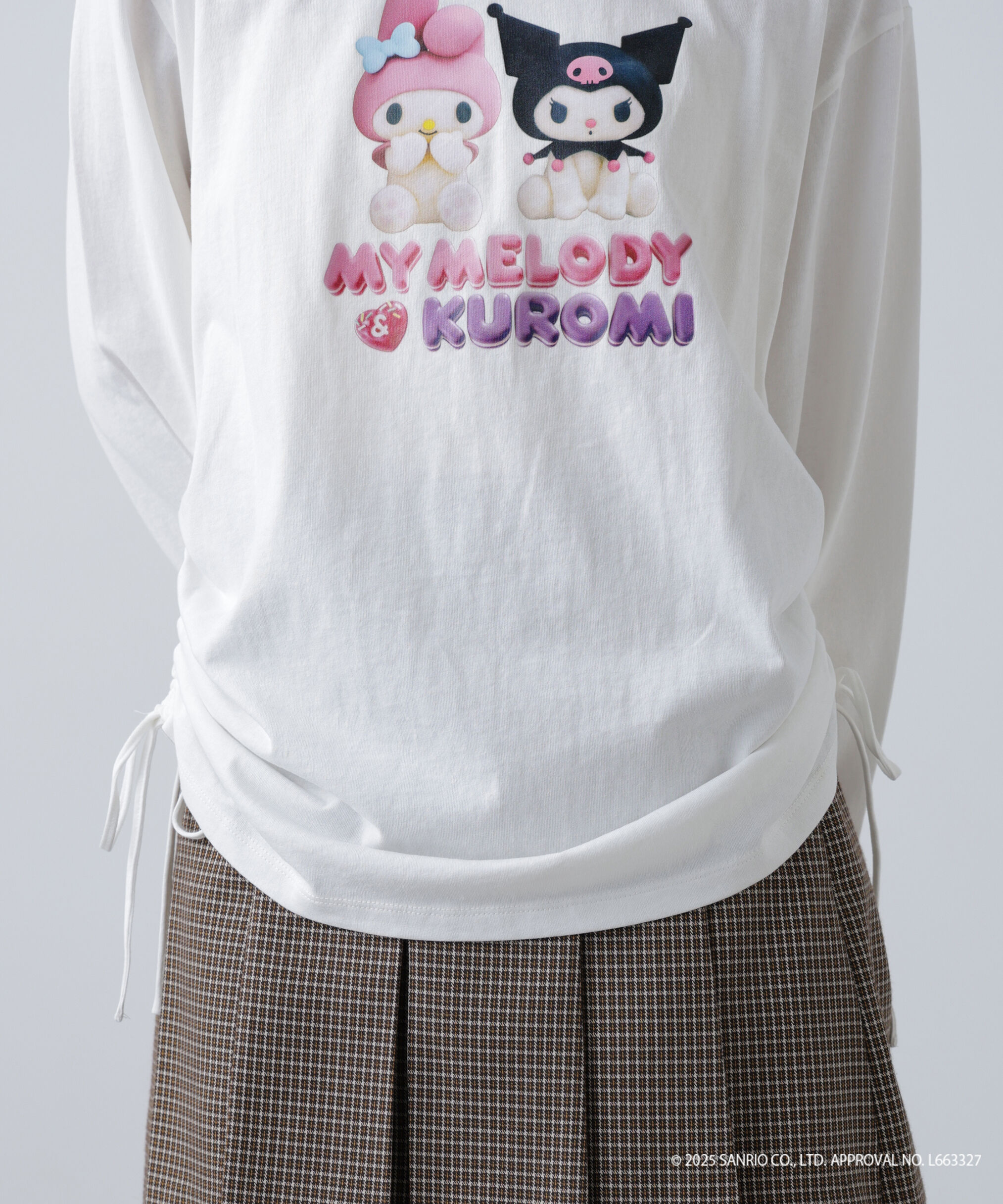  「〈メロクロコラボ〉ロングTシャツ」|Tシャツ・カットソー|