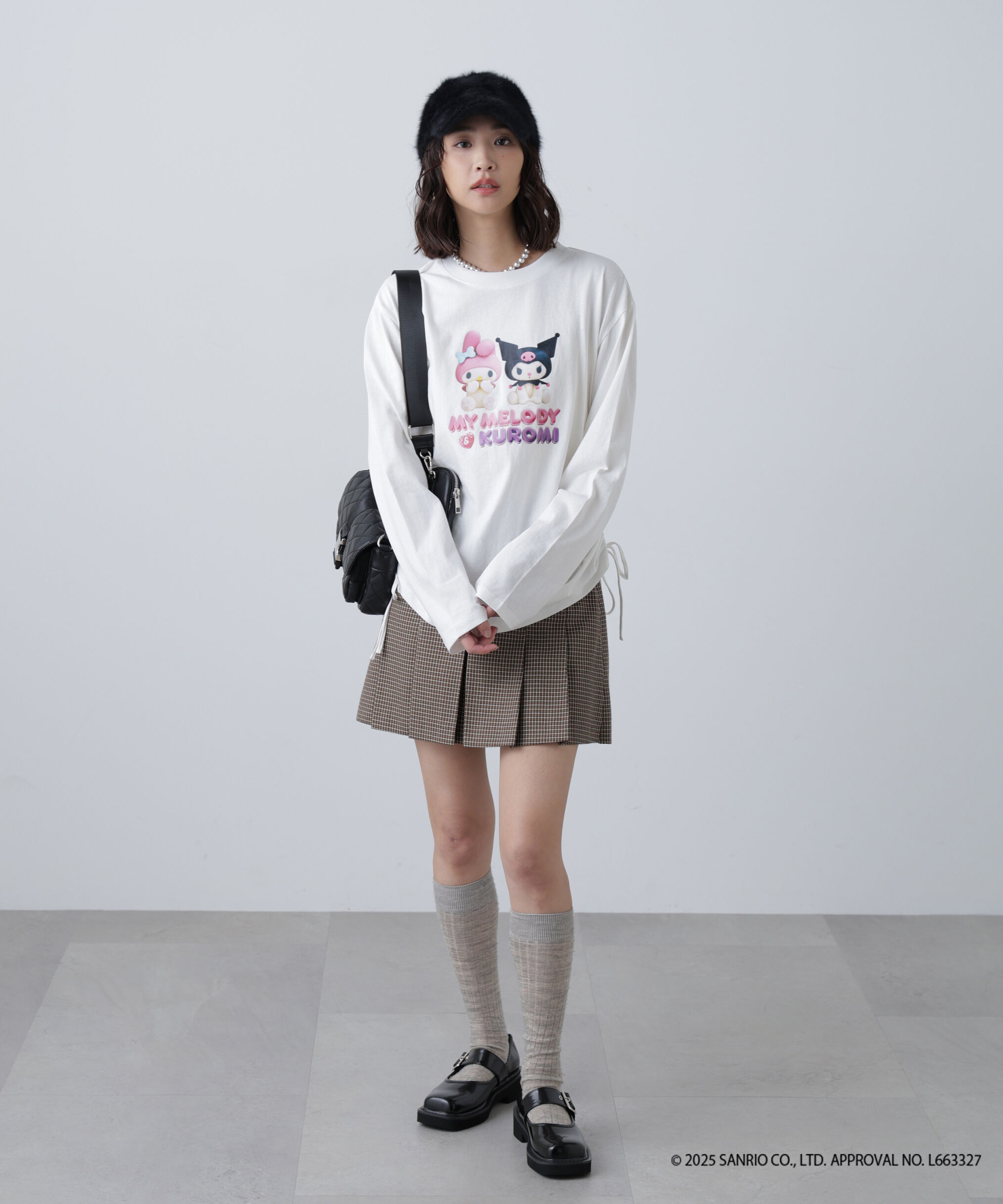  「〈メロクロコラボ〉ロングTシャツ」|Tシャツ・カットソー|