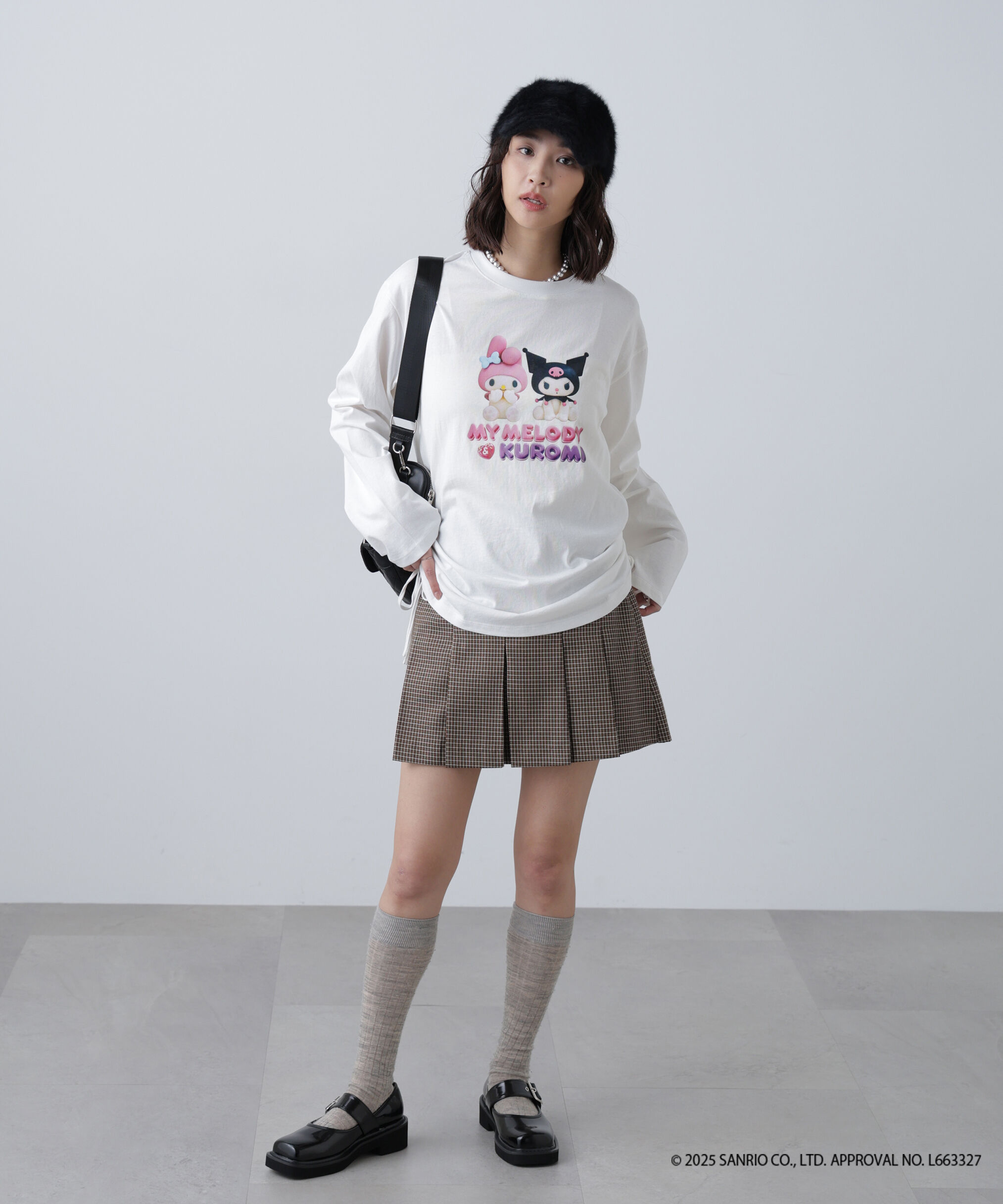  「〈メロクロコラボ〉ロングTシャツ」|Tシャツ・カットソー|