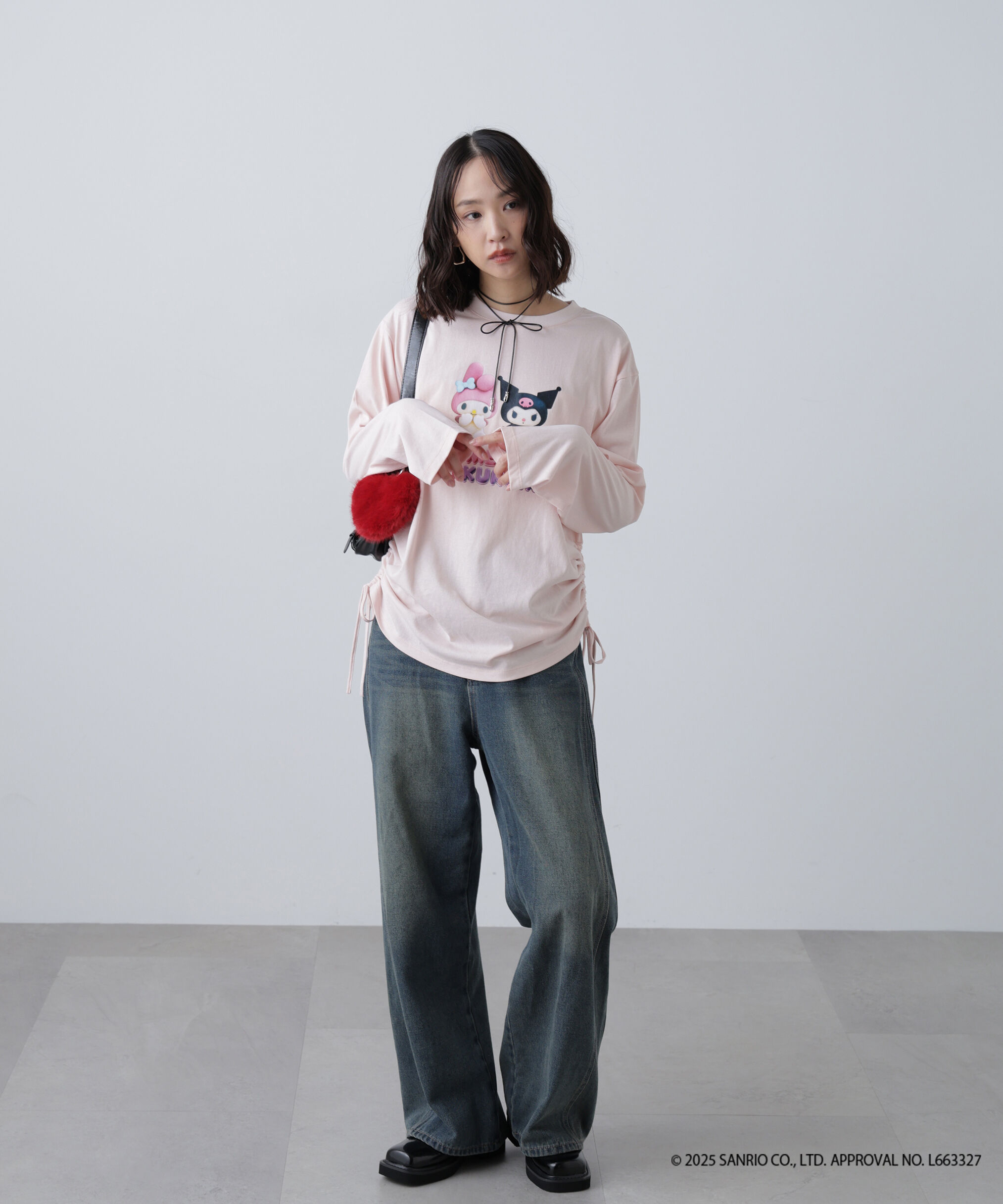  「〈メロクロコラボ〉ロングTシャツ」|Tシャツ・カットソー|