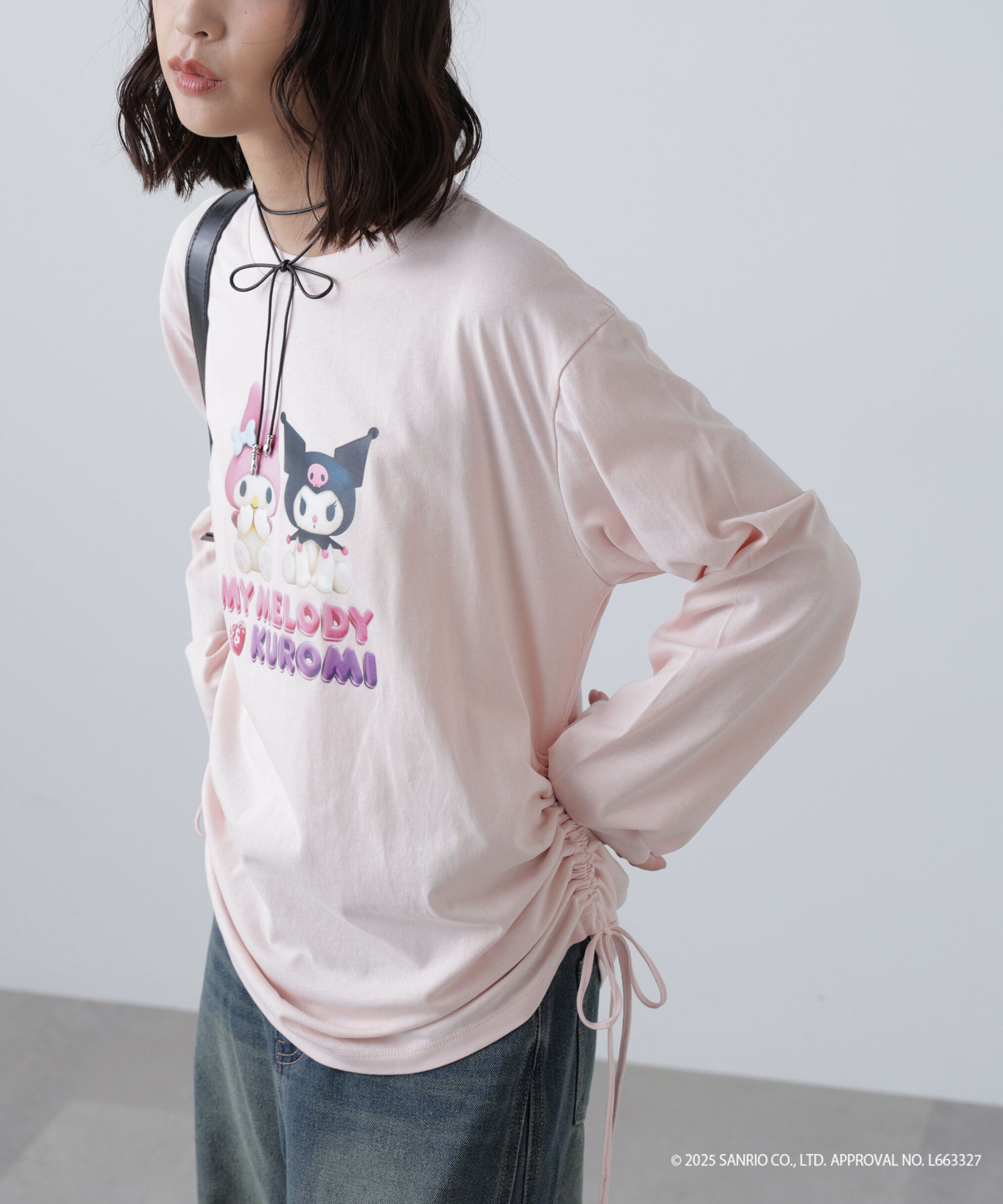  「〈メロクロコラボ〉ロングTシャツ」|Tシャツ・カットソー|