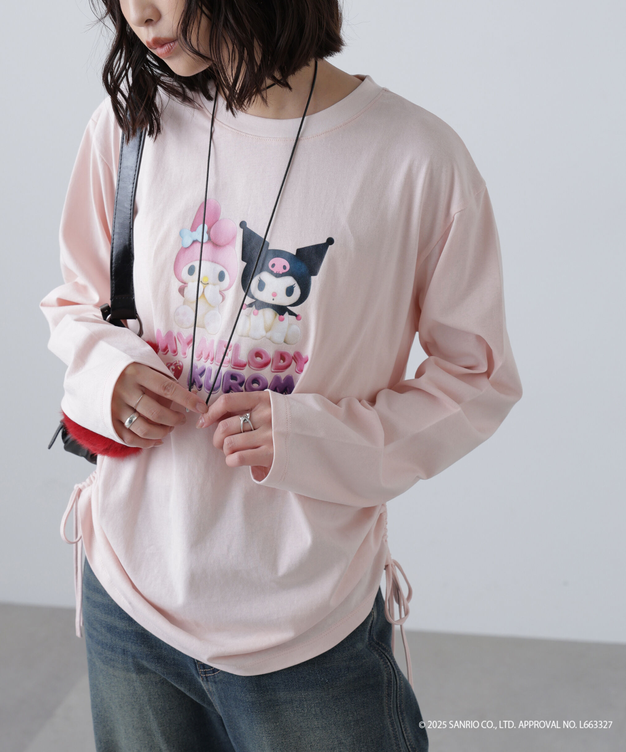  「〈メロクロコラボ〉ロングTシャツ」|Tシャツ・カットソー|