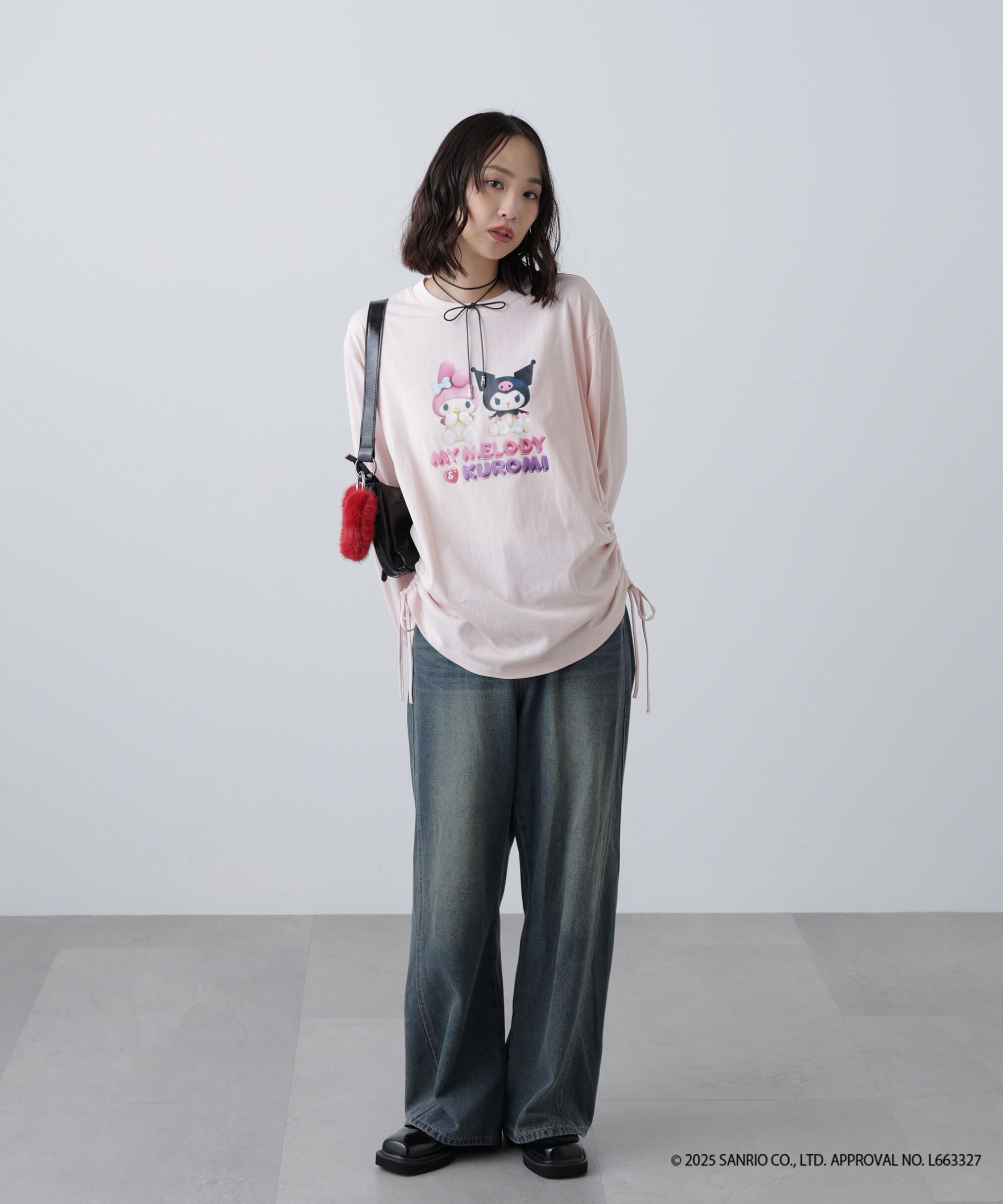  「〈メロクロコラボ〉ロングTシャツ」|Tシャツ・カットソー|