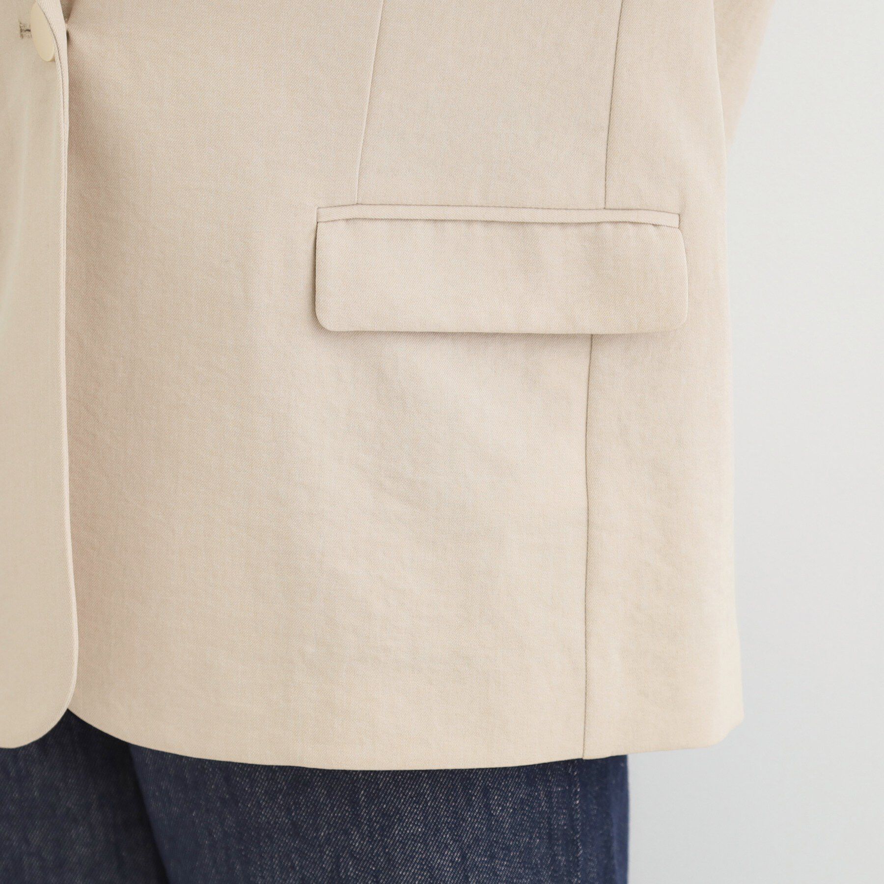 SHOO･LA･RUE「【S-LL/セットアップ可/イージーケア/UV】オンにもオフにも シングルジャケット」|テーラードジャケット|