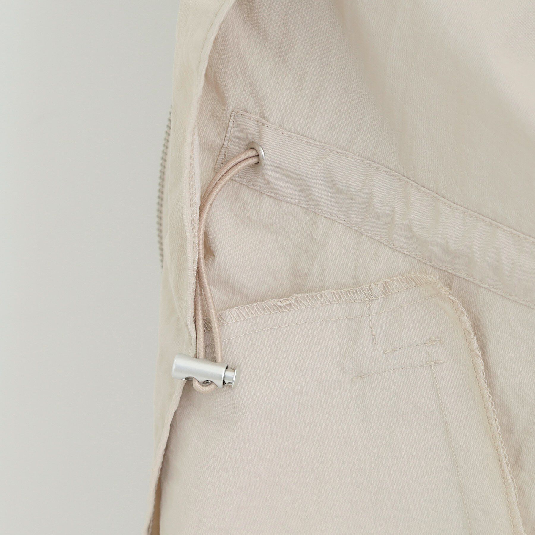 SHOO･LA･RUE「【防花粉/S-LL】女性らしさあふれる 軽やかスタンドブルゾン」|ブルゾン・スタジャン|