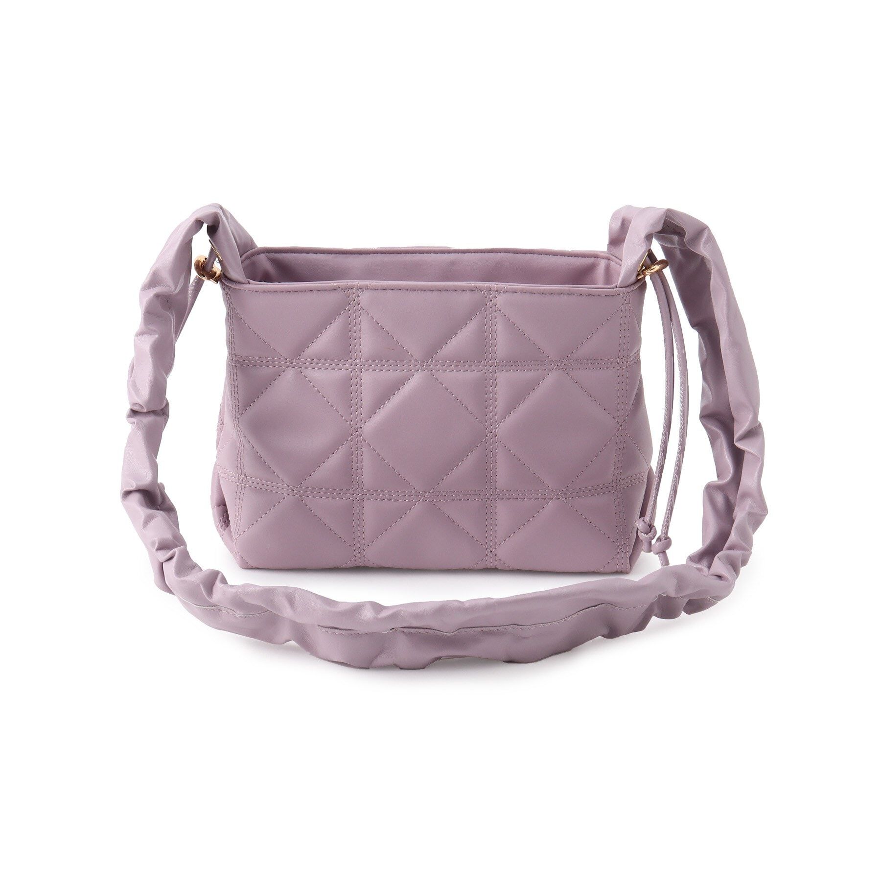 Ober Tashe「ロゴプレート付き キルティング2WAYショルダーバッグ」|ショルダー・メッセンジャー|