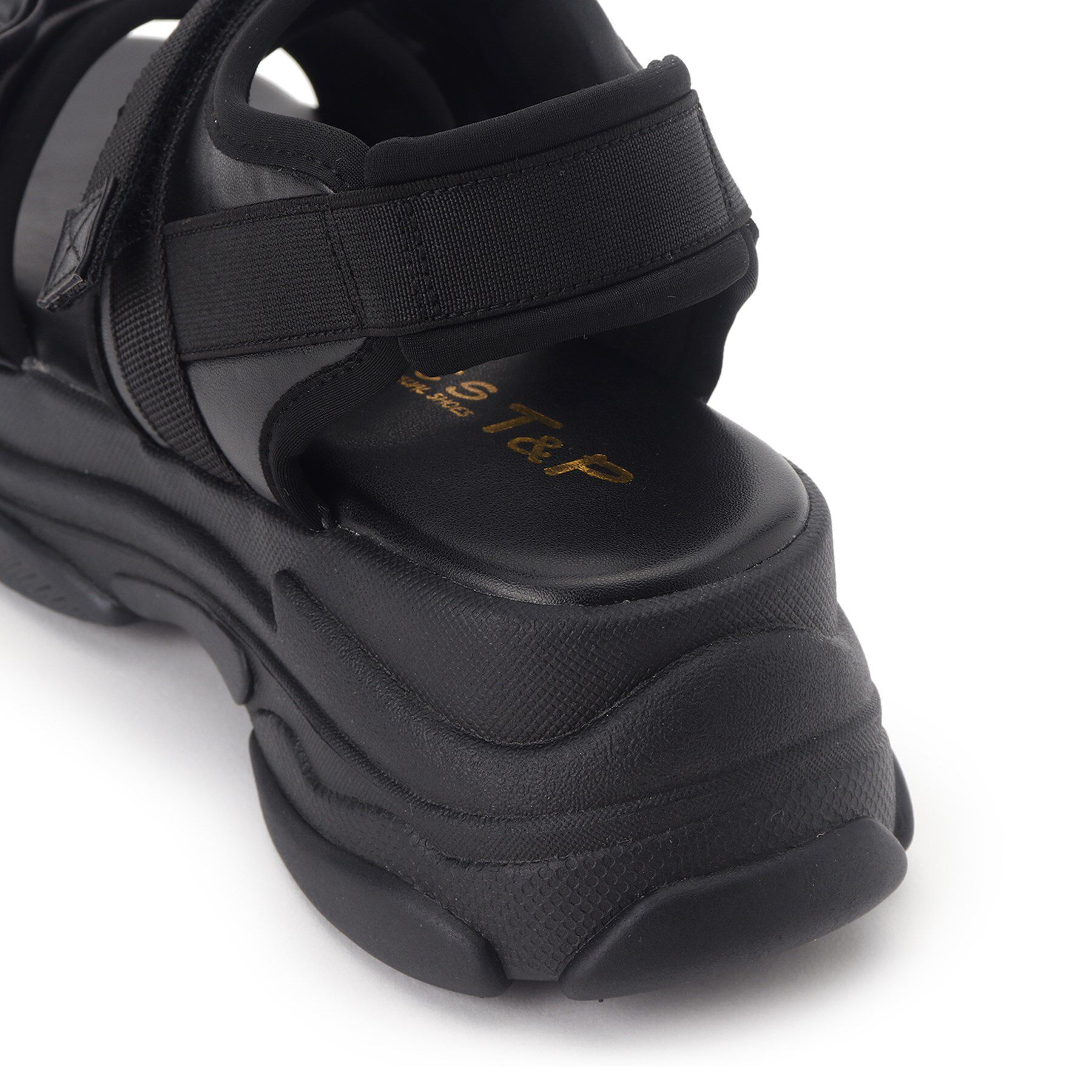 csT&P「厚底フリルスポサン」|サンダル|